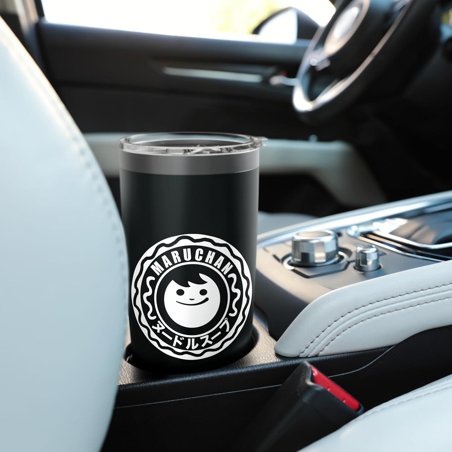 image:imageMaruchan Happy Face Classic Logo Stainless Steel Insulated TumblerBlack