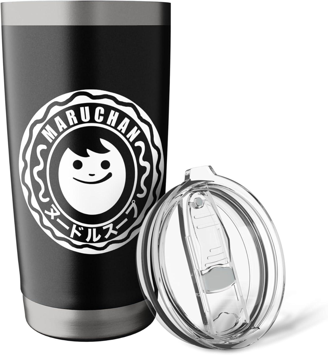 image:imageMaruchan Happy Face Classic Logo Stainless Steel Insulated TumblerBlack