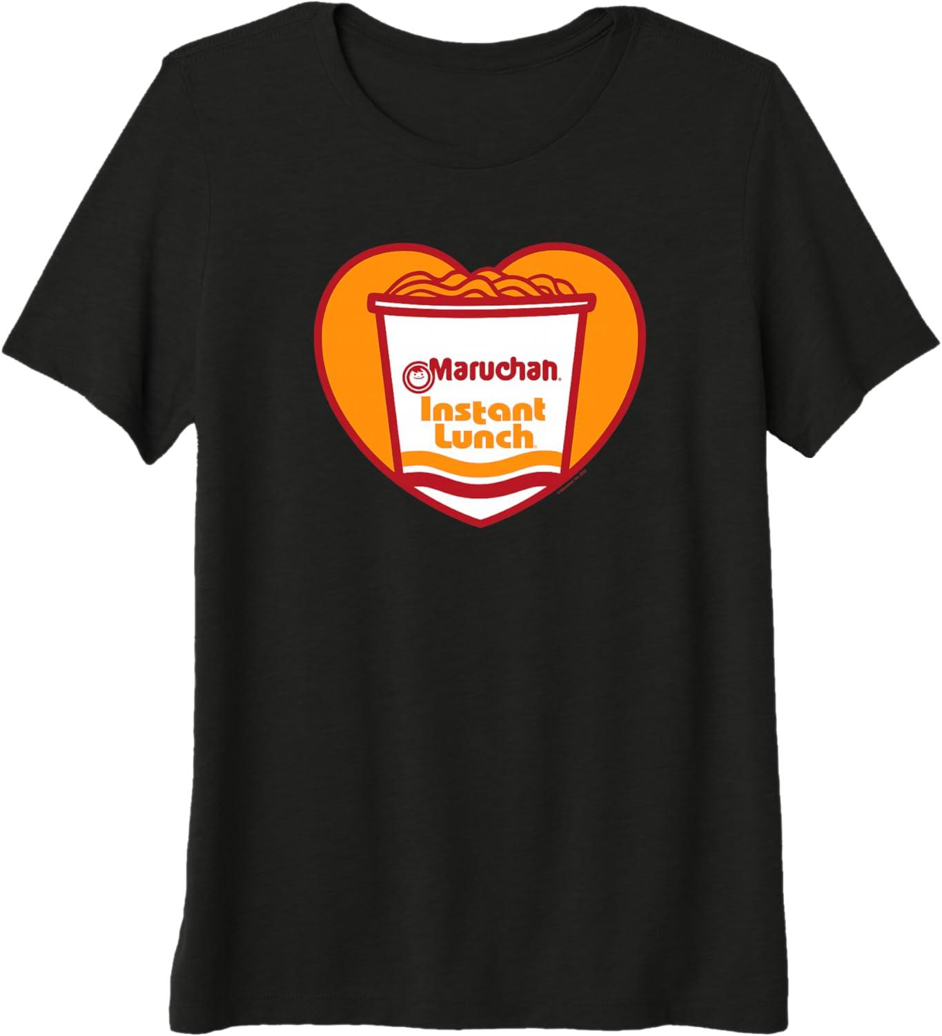 image:imageMaruchan Heart Instant Lunch Ramen Soup Cup Premium Triblend TShirtBlack