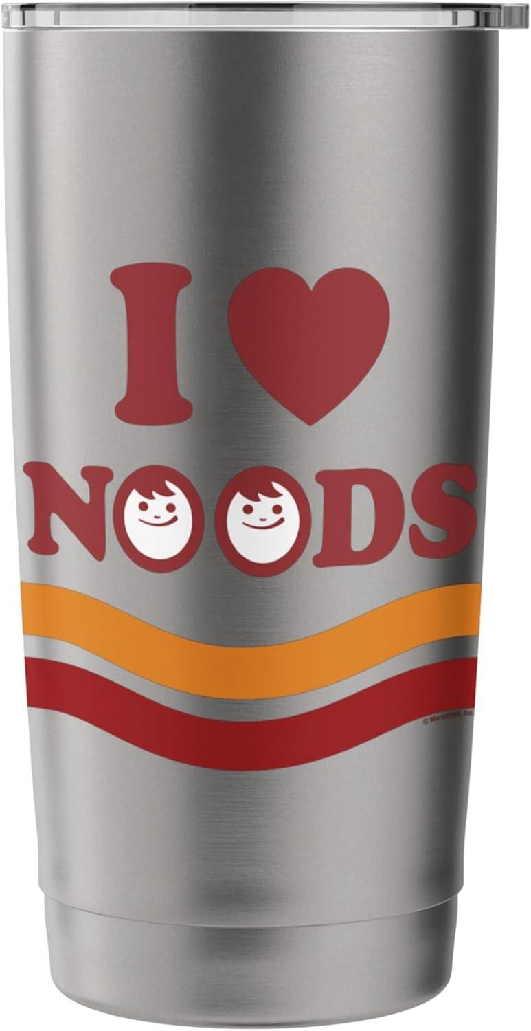 image:imageMaruchan I Heart Noods Humour Logo Stainless Steel Insulated TumblerBrushed Steel