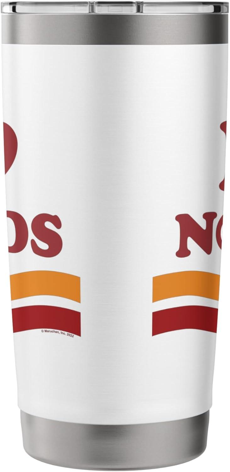 image:imageMaruchan I Heart Noods Humour Logo Stainless Steel Insulated TumblerWhite