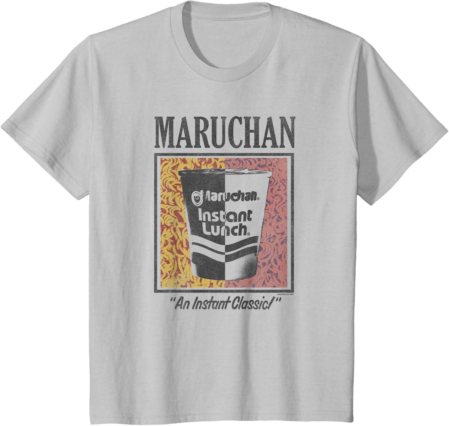 image:imageMaruchan Instant Lunch An Instant Classic Art Pop Logo TShirtSilver Grey