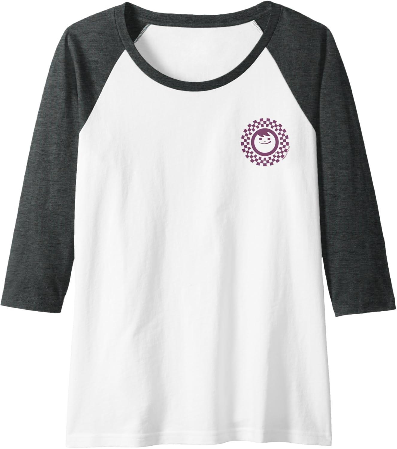 image:imageMaruchan Instant Lunch Classic Pocket Logo Raglan Baseball TeeDark Heather GreyWhite