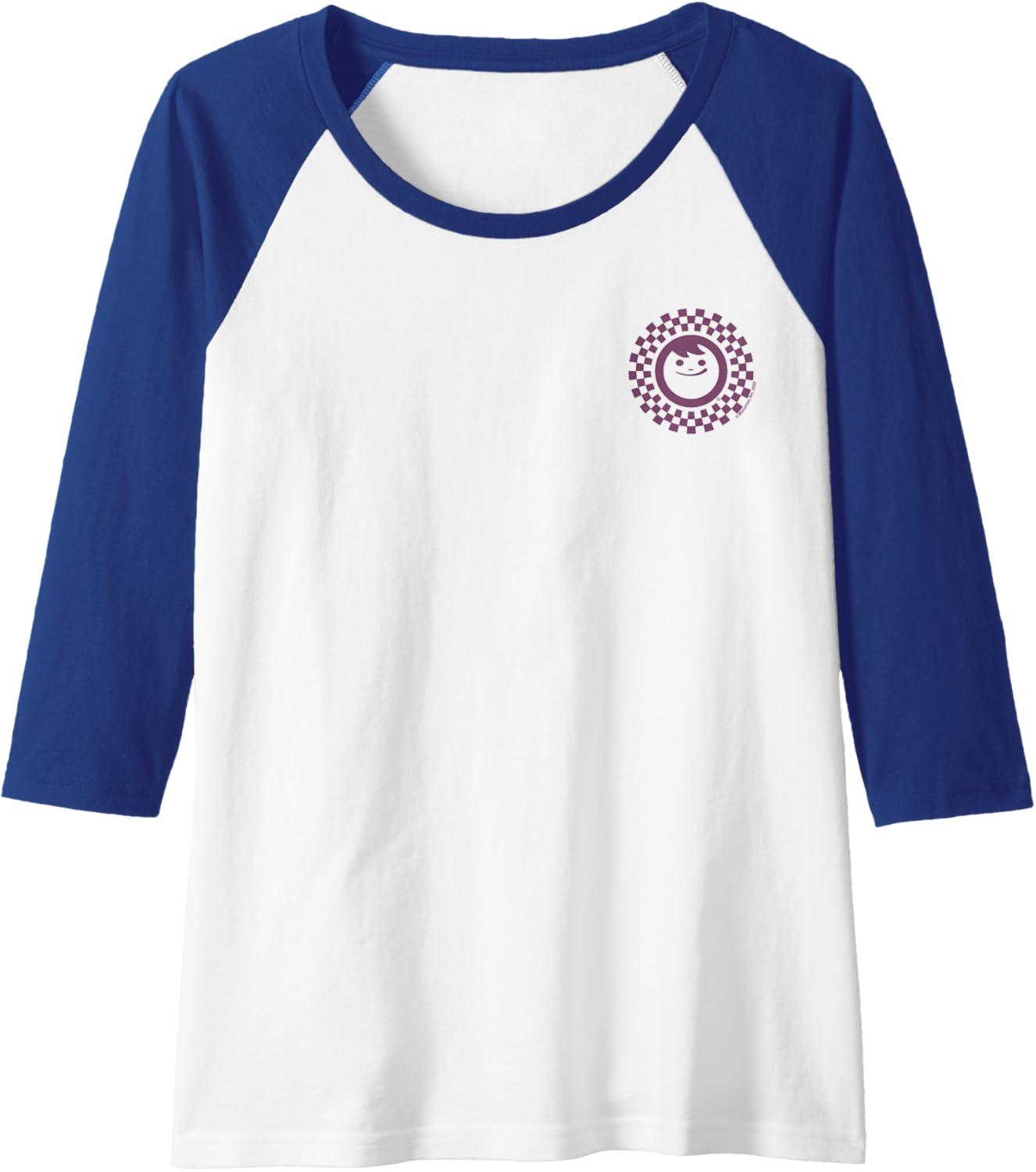 image:imageMaruchan Instant Lunch Classic Pocket Logo Raglan Baseball TeeRoyal BlueWhite