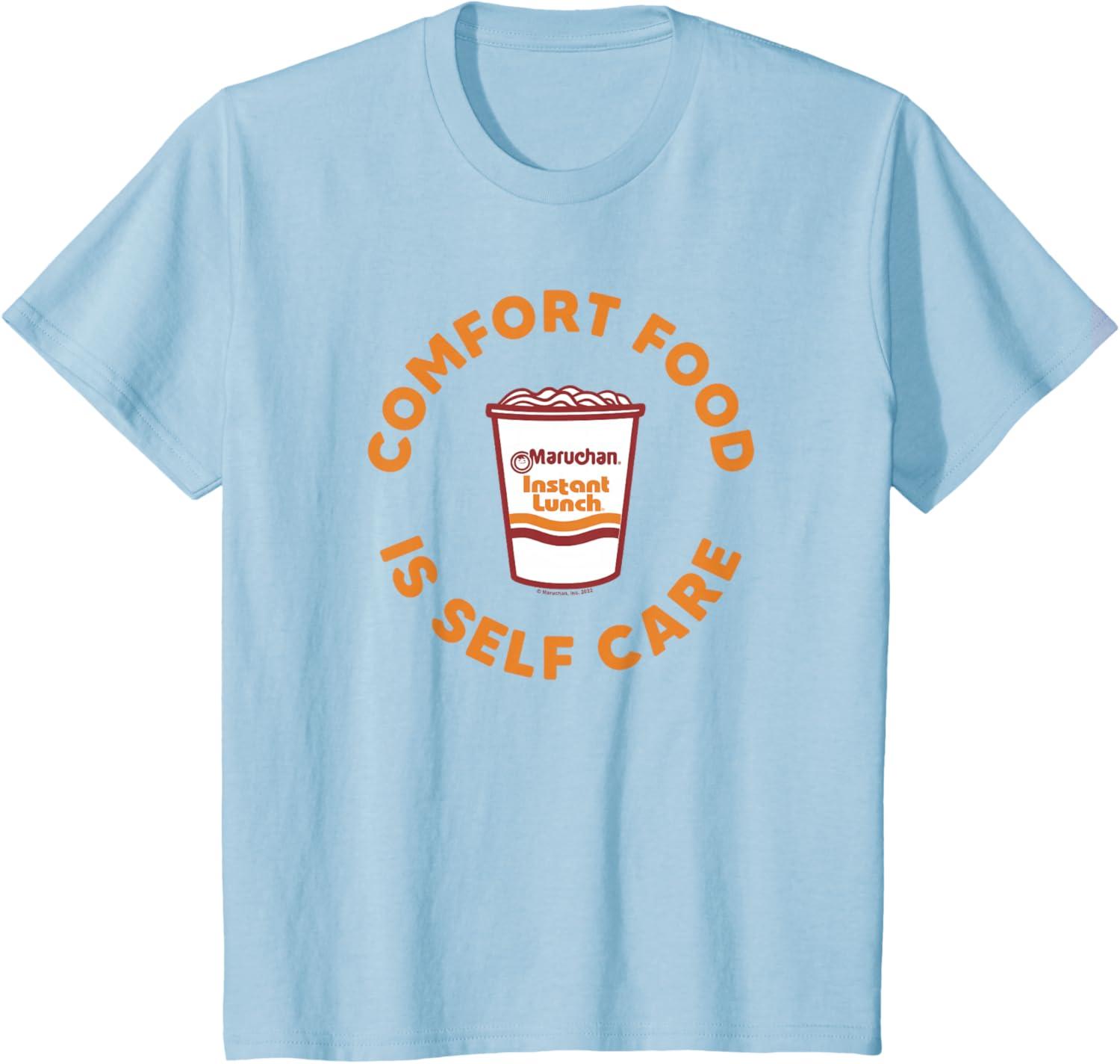 image:imageMaruchan Instant Lunch Comfort Food Is Self Care Ramen Cup TShirtBaby Blue