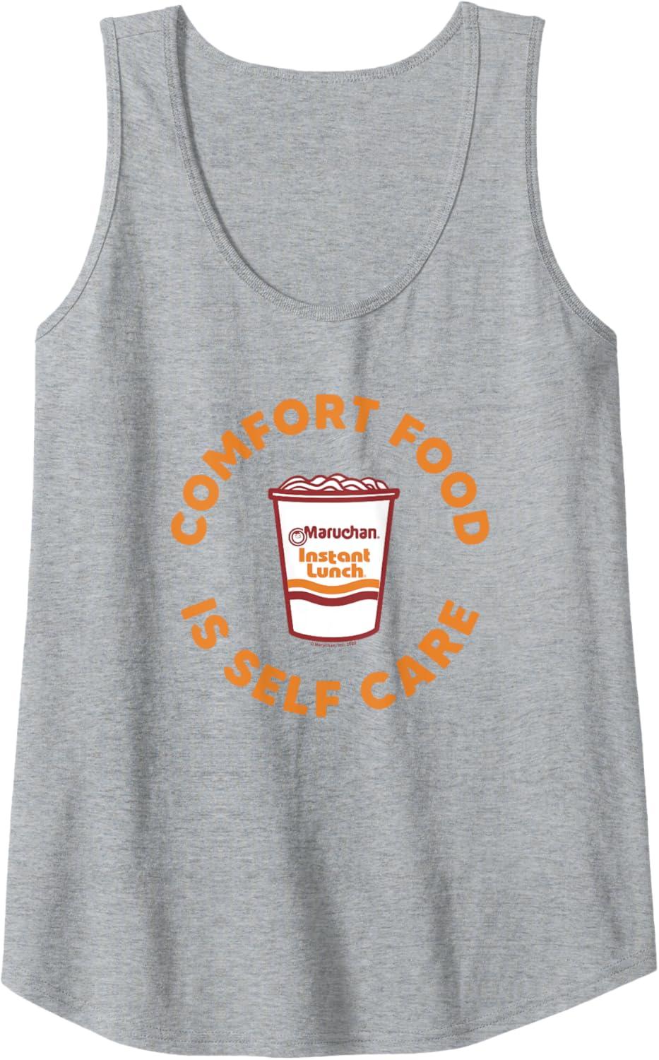 image:imageMaruchan Instant Lunch Comfort Food Is Self Care Ramen Cup Tank TopHeather Grey