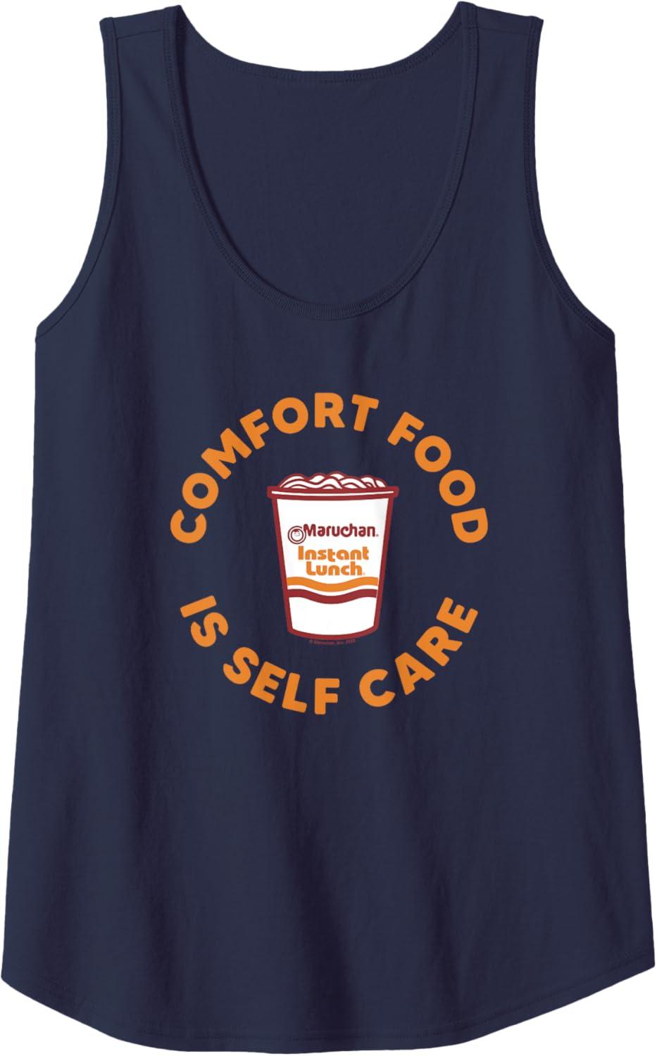image:imageMaruchan Instant Lunch Comfort Food Is Self Care Ramen Cup Tank TopNavy Blue