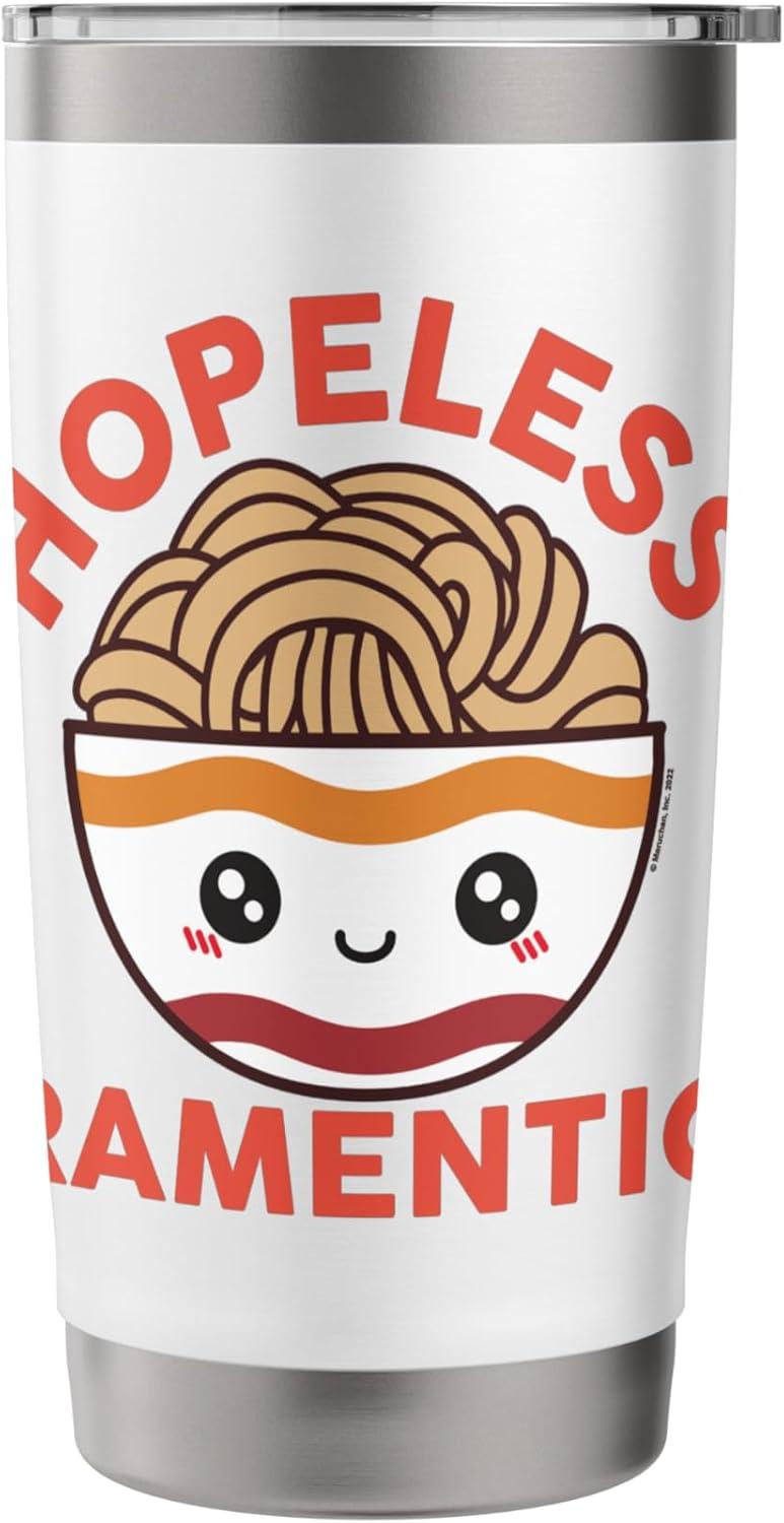 image:imageMaruchan Instant Lunch Hopeless Ramentic Cute Bowl Stainless Steel Insulated TumblerWhite