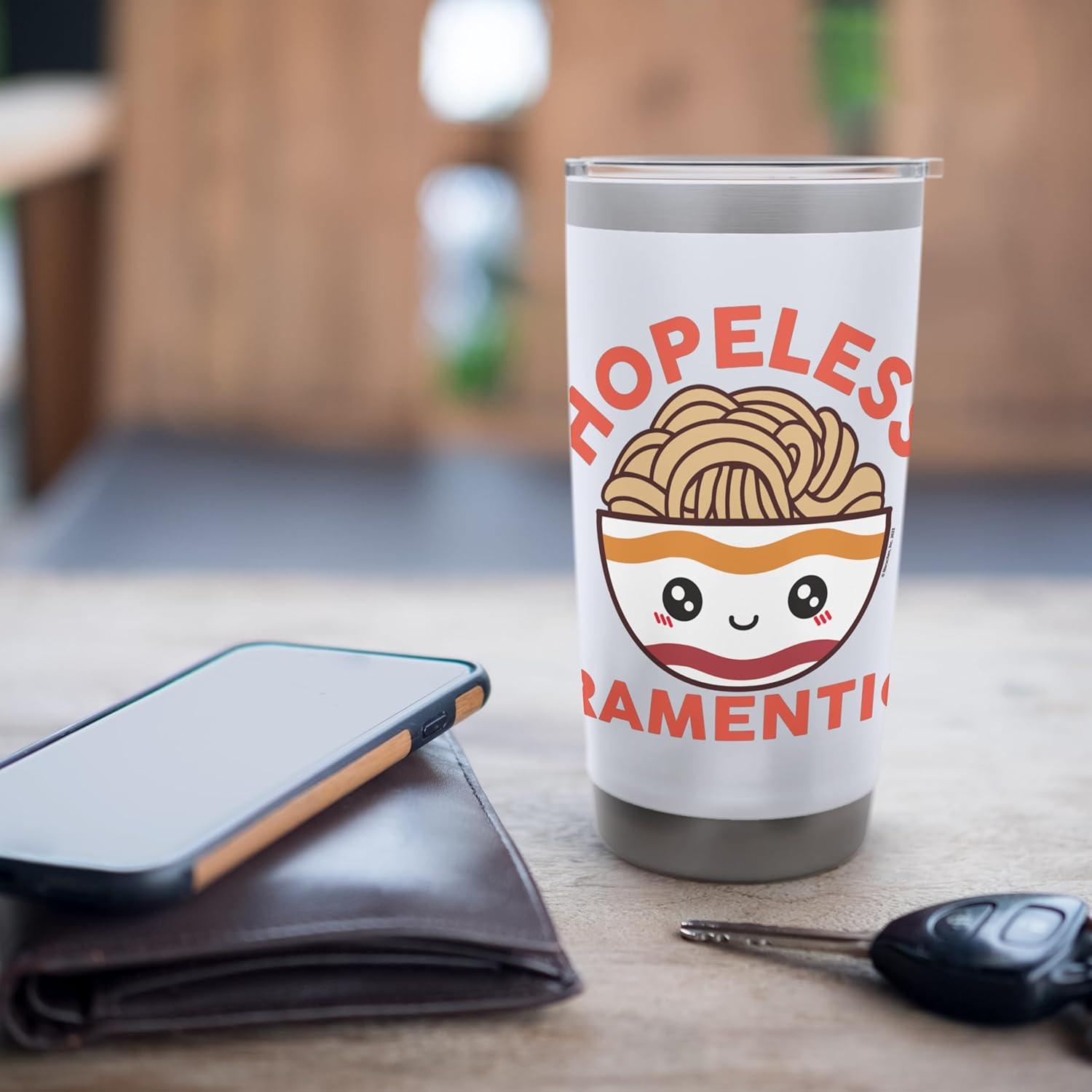 image:imageMaruchan Instant Lunch Hopeless Ramentic Cute Bowl Stainless Steel Insulated TumblerWhite