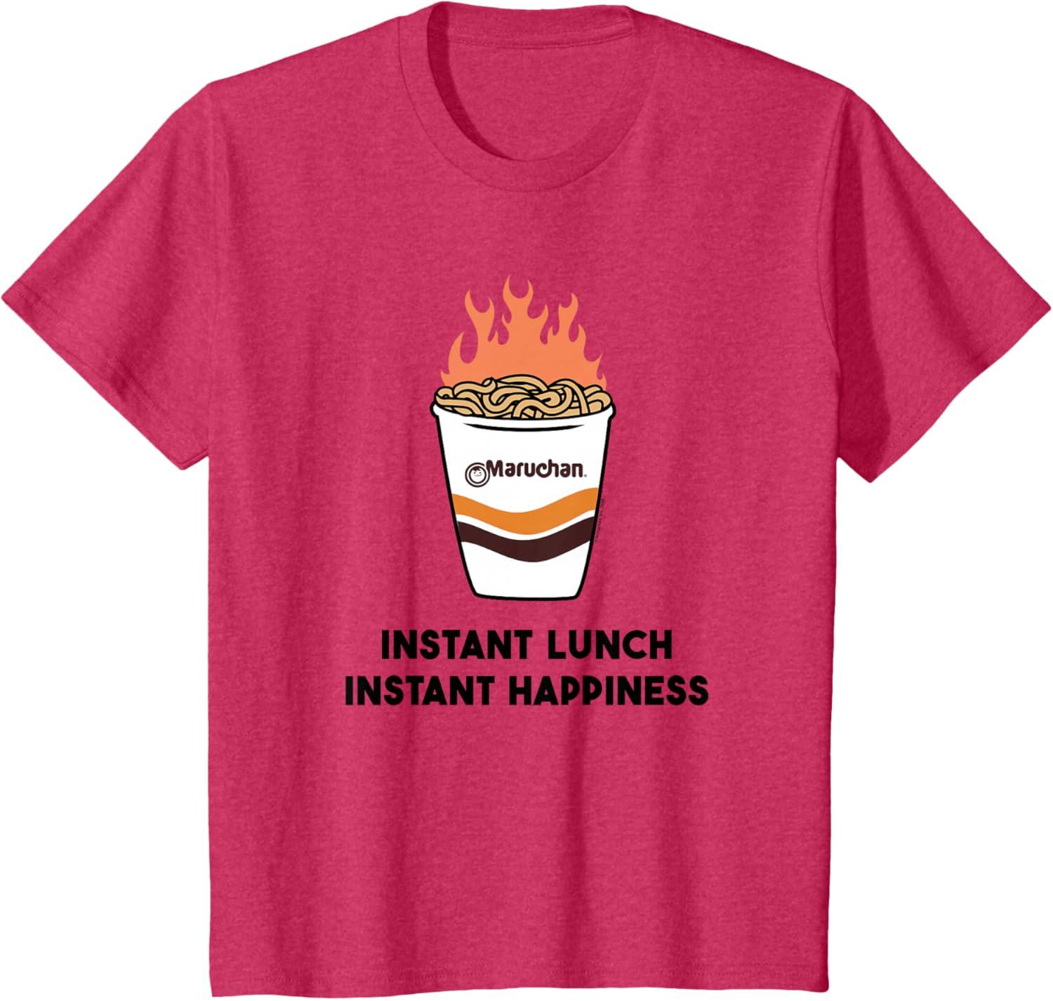 image:imageMaruchan Instant Lunch Instant Happiness Fiery Noodles TShirtRed Heather