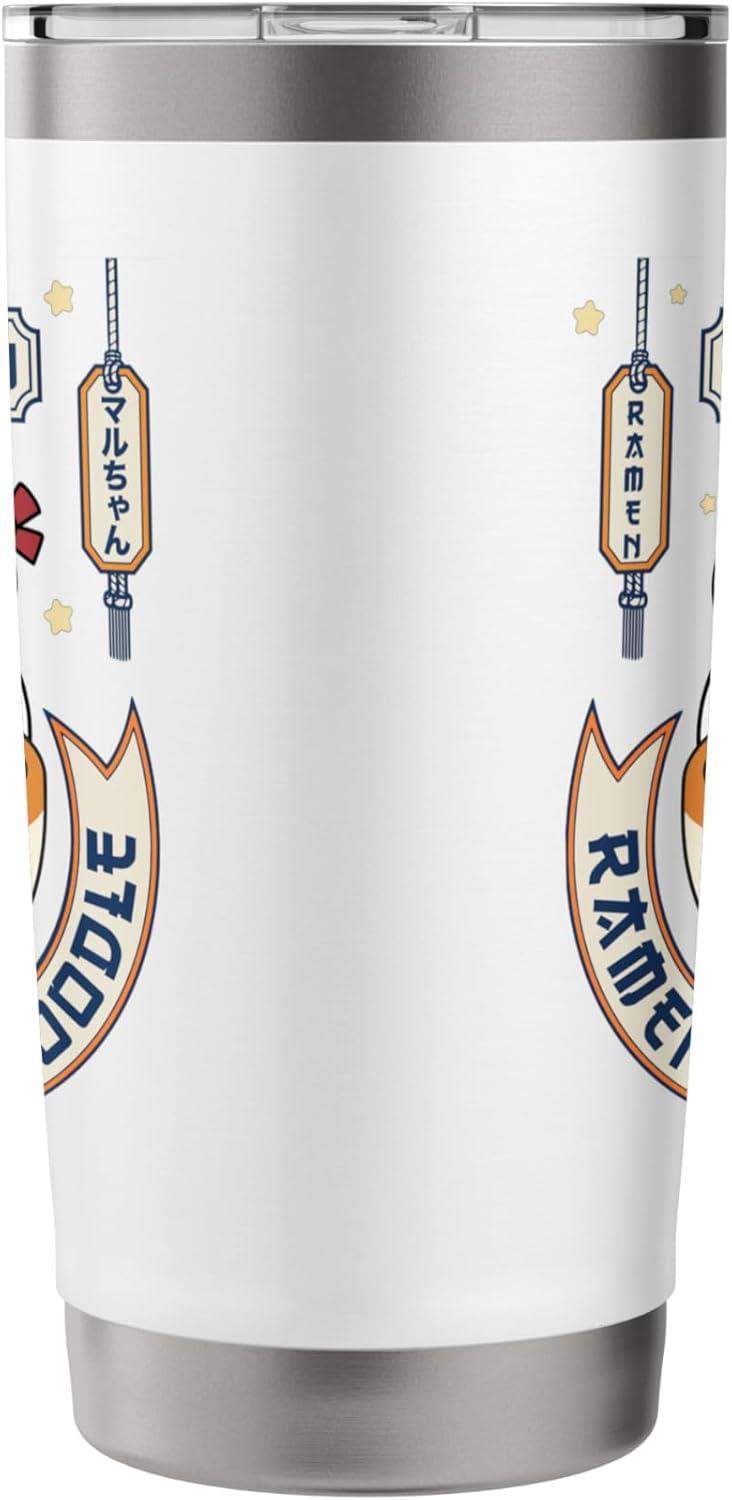 image:imageMaruchan Instant Lunch Kawaii Cat Ramen Noodle Bowl Stainless Steel Insulated TumblerWhite