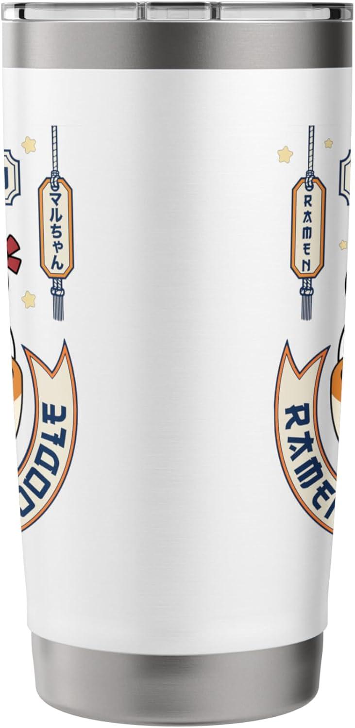 image:imageMaruchan Instant Lunch Kawaii Cat Ramen Noodle Bowl Stainless Steel Insulated TumblerWhite