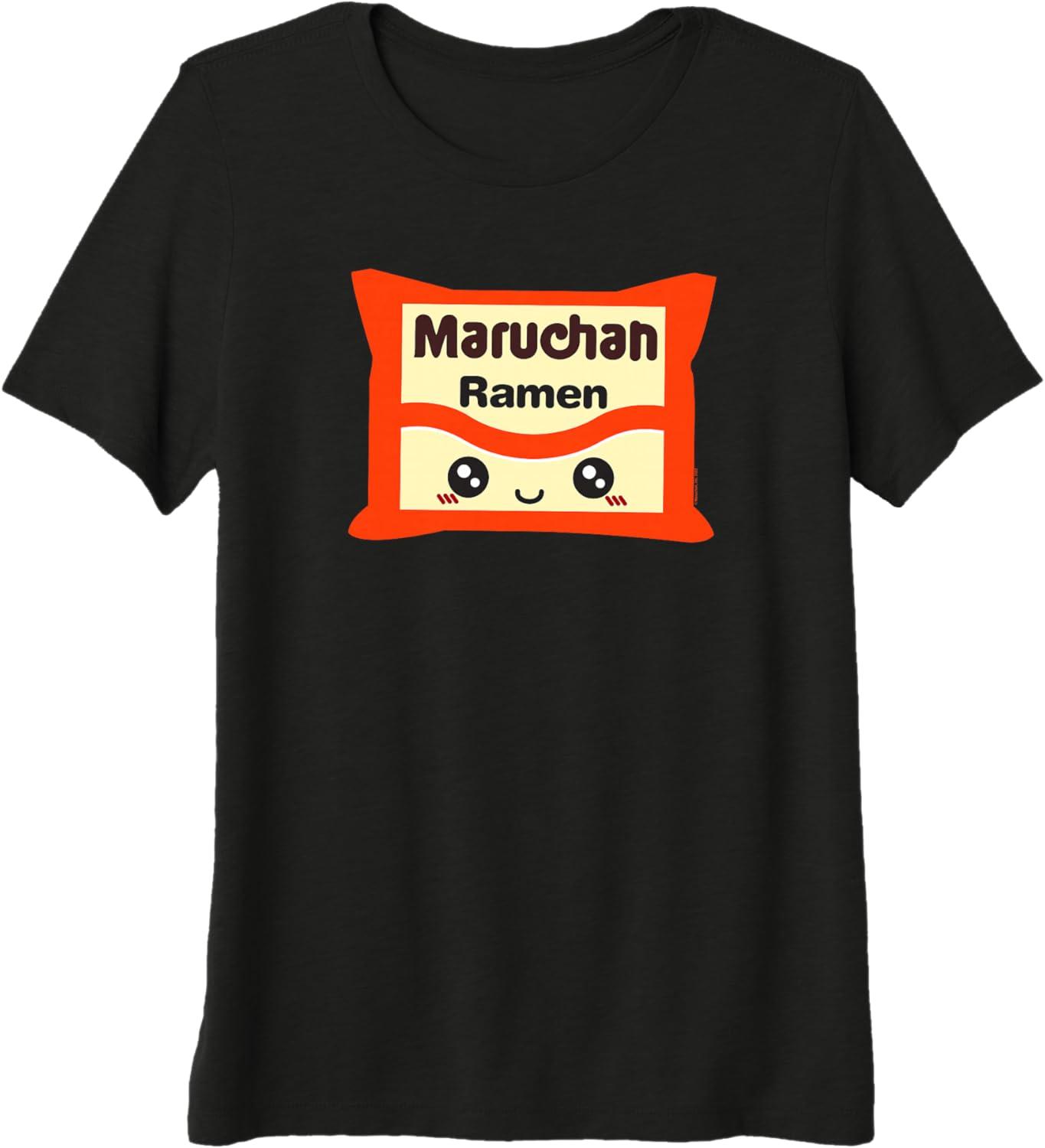 image:imageMaruchan Instant Lunch Kawaii Cute Package Logo Premium Triblend TShirtBlack