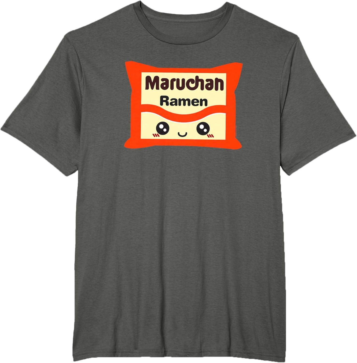 image:imageMaruchan Instant Lunch Kawaii Cute Package Logo TShirtAsphalt Grey