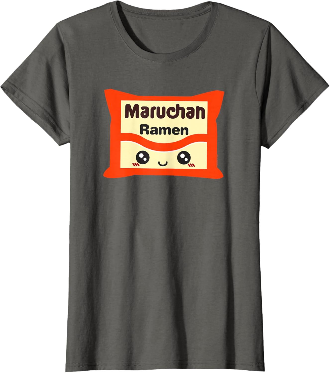 image:imageMaruchan Instant Lunch Kawaii Cute Package Logo TShirtAsphalt Grey