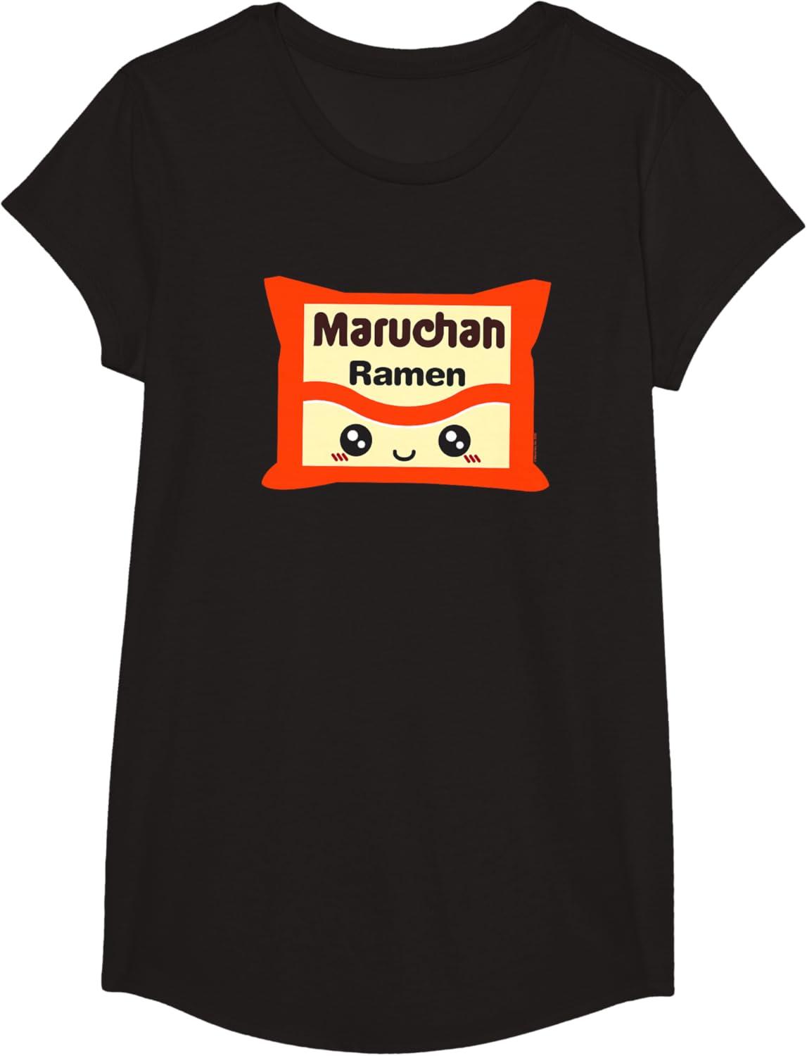 image:imageMaruchan Instant Lunch Kawaii Cute Package Logo TShirtBlack