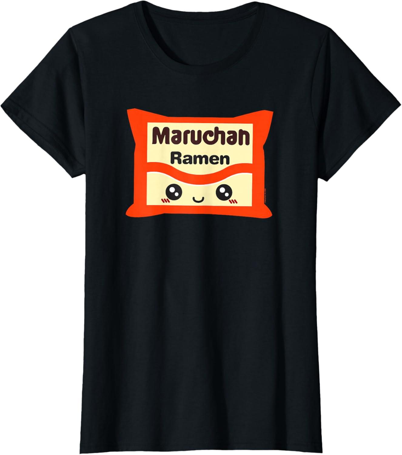 image:imageMaruchan Instant Lunch Kawaii Cute Package Logo TShirtBlack