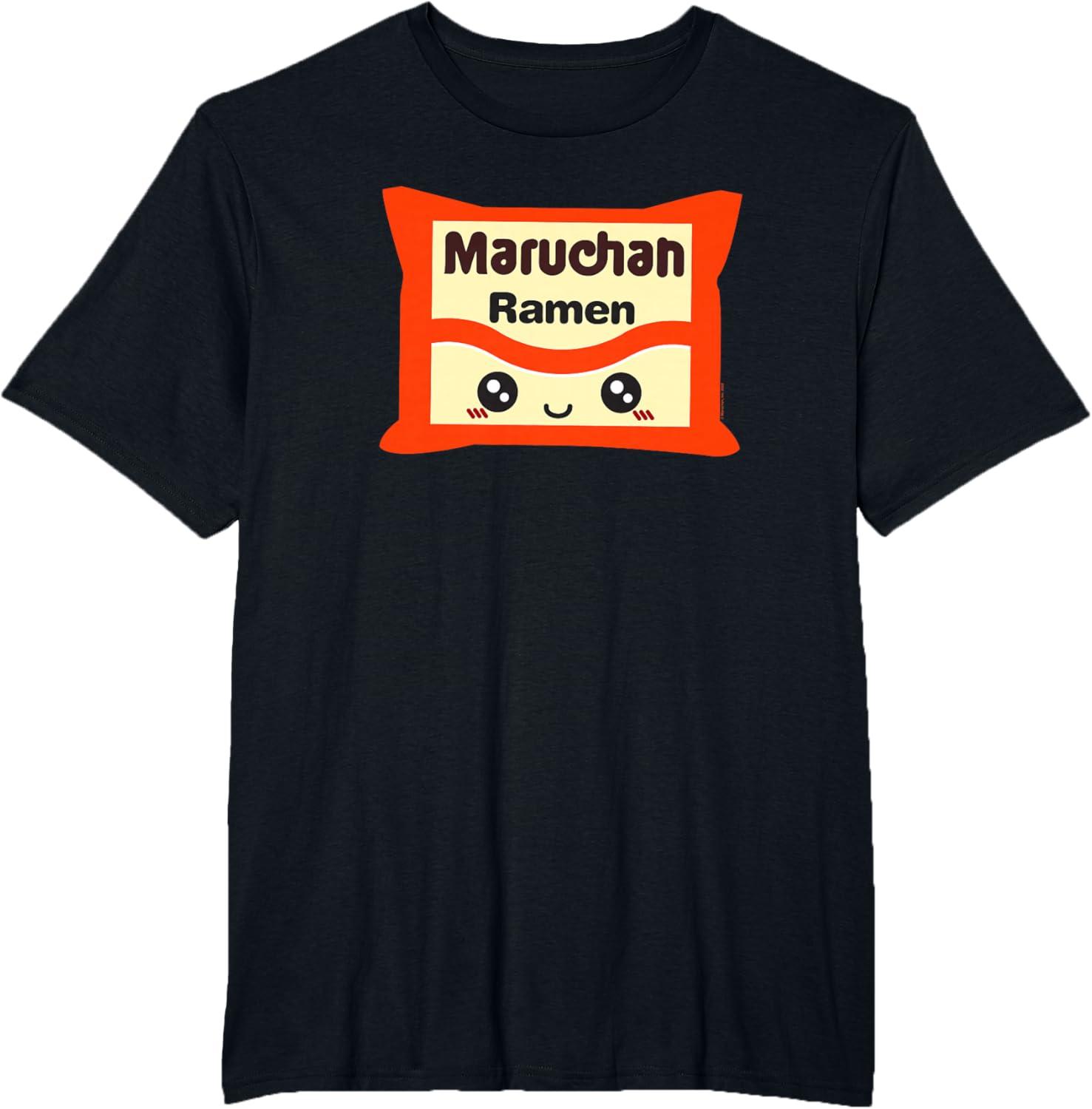 image:imageMaruchan Instant Lunch Kawaii Cute Package Logo TShirtBlack