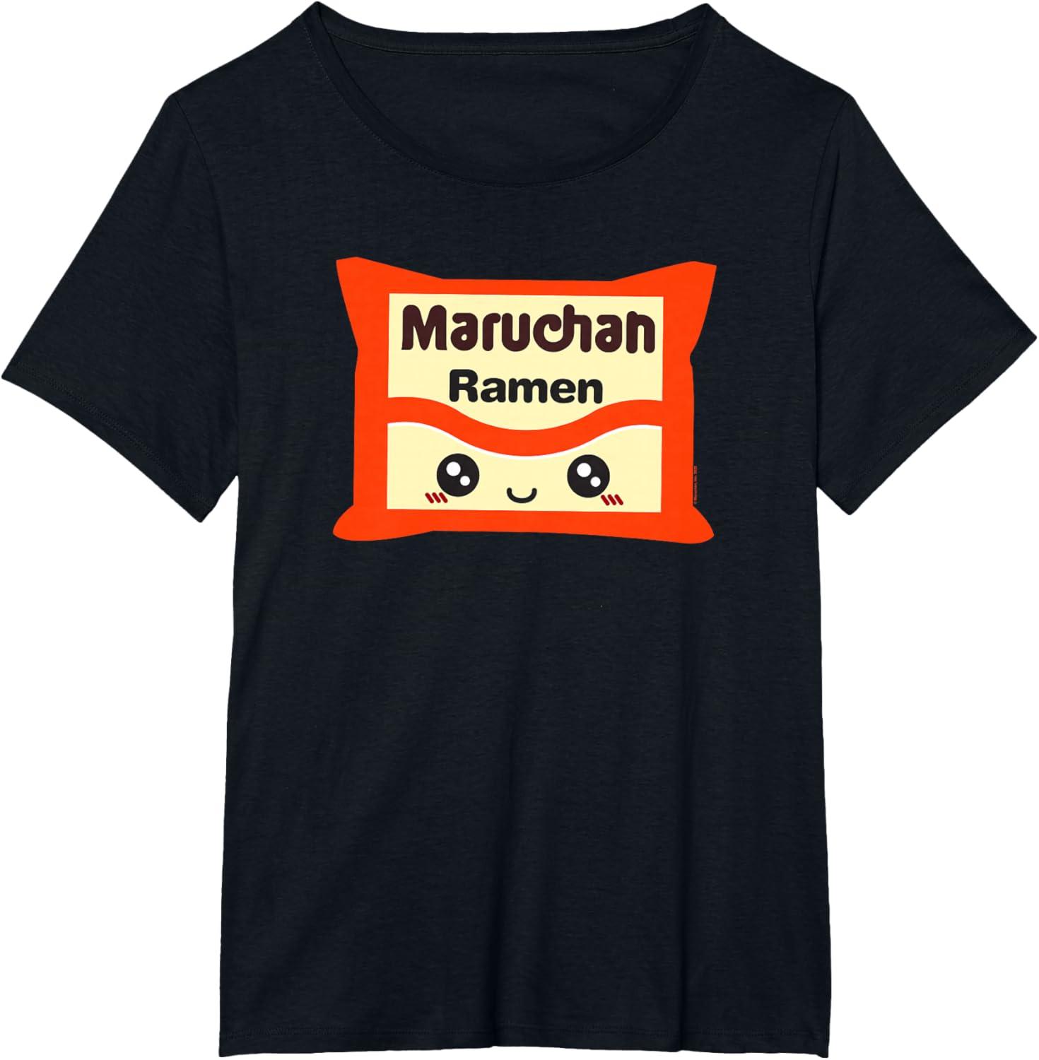 image:imageMaruchan Instant Lunch Kawaii Cute Package Logo TShirtBlack