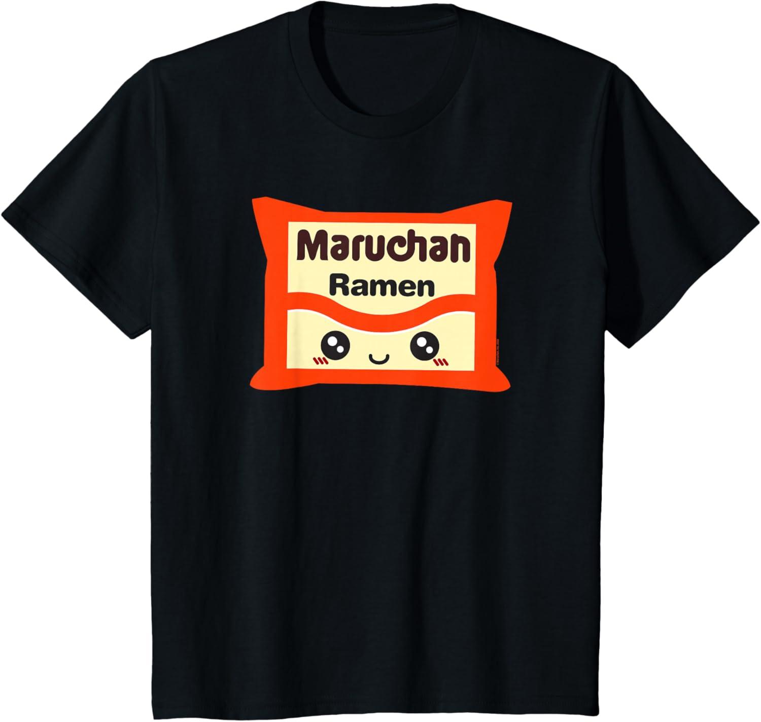 image:imageMaruchan Instant Lunch Kawaii Cute Package Logo TShirtBlack