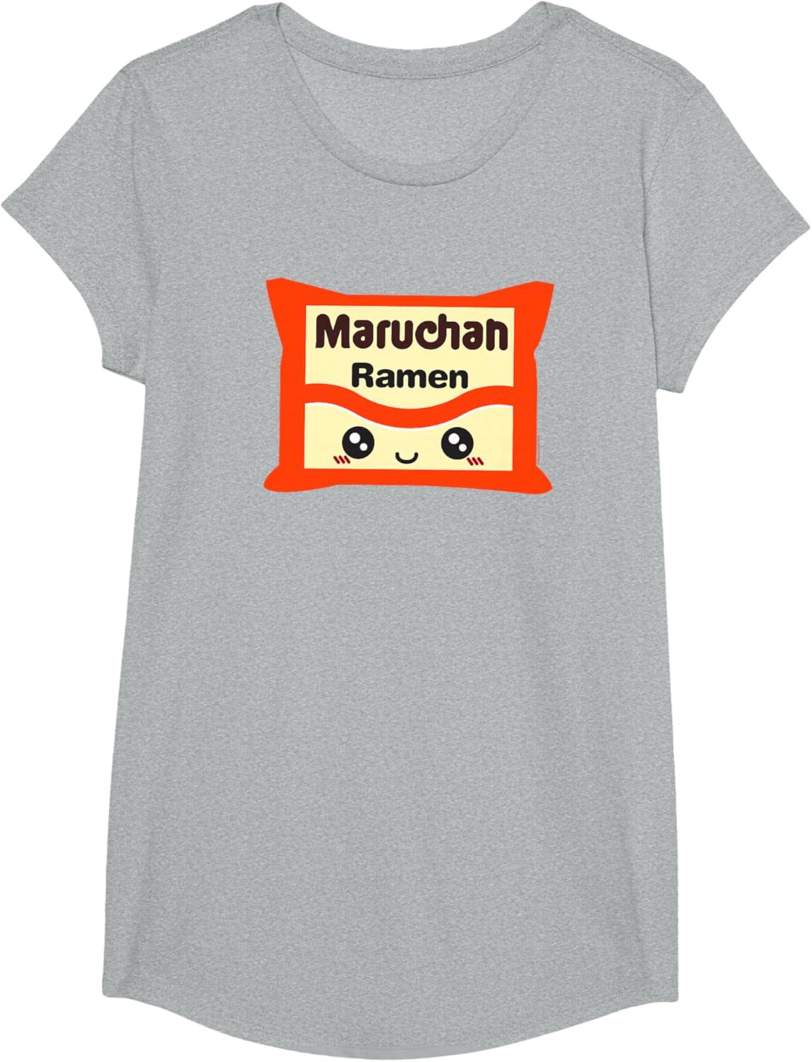image:imageMaruchan Instant Lunch Kawaii Cute Package Logo TShirtHeather Grey