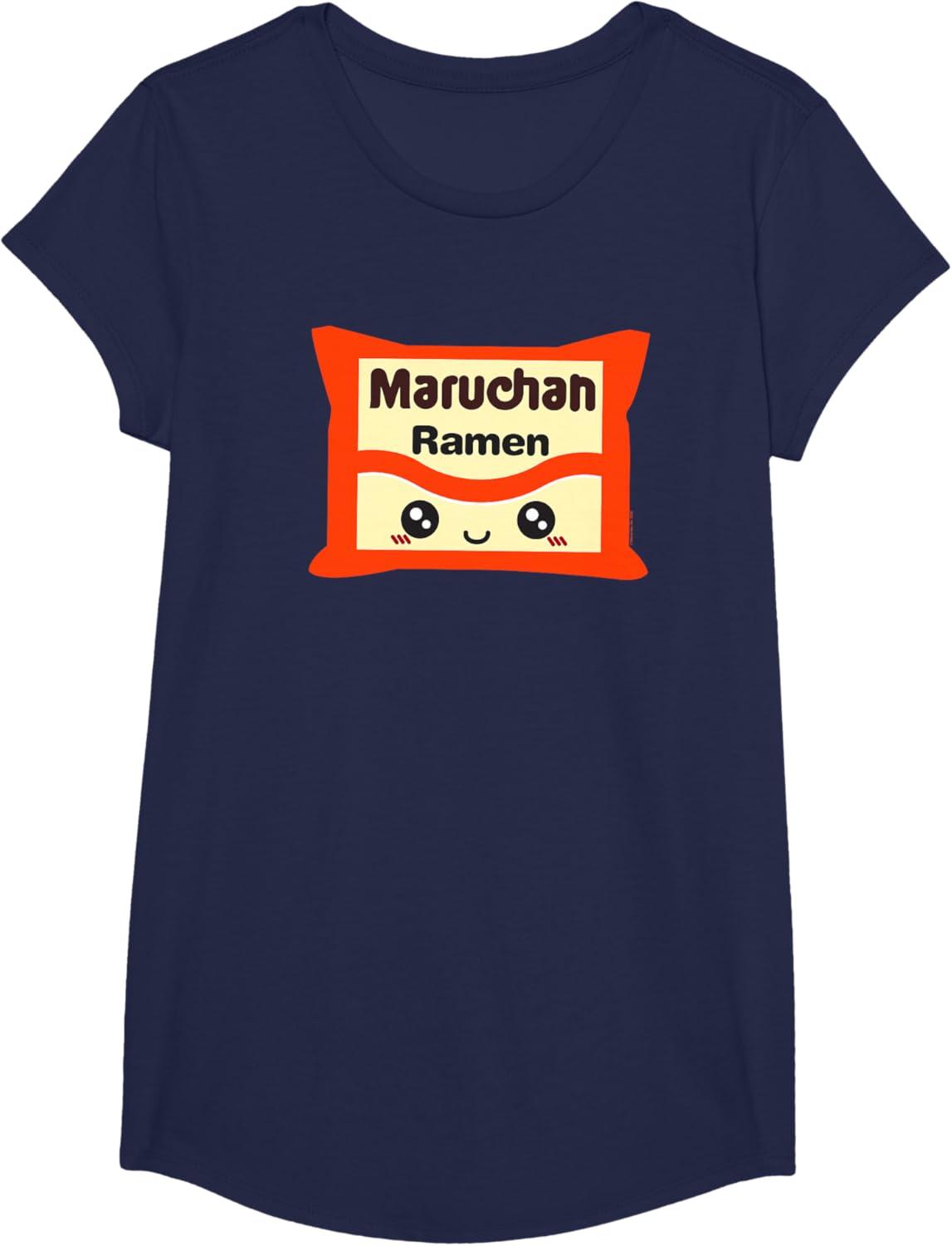 image:imageMaruchan Instant Lunch Kawaii Cute Package Logo TShirtNavy Blue