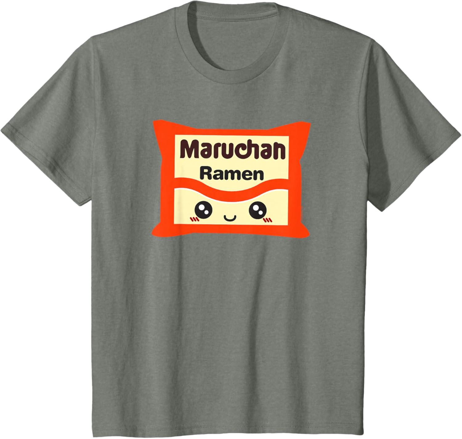 image:imageMaruchan Instant Lunch Kawaii Cute Package Logo TShirtOlive Heather