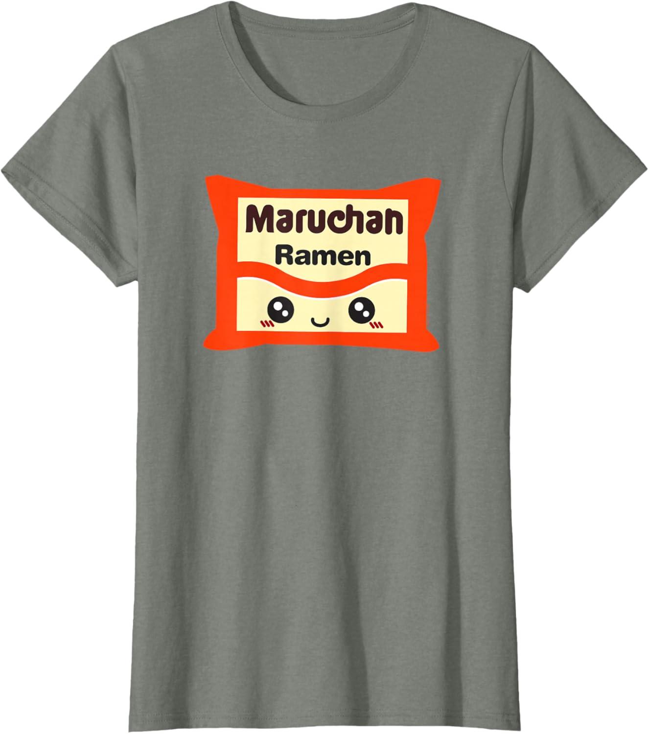 image:imageMaruchan Instant Lunch Kawaii Cute Package Logo TShirtOlive Heather