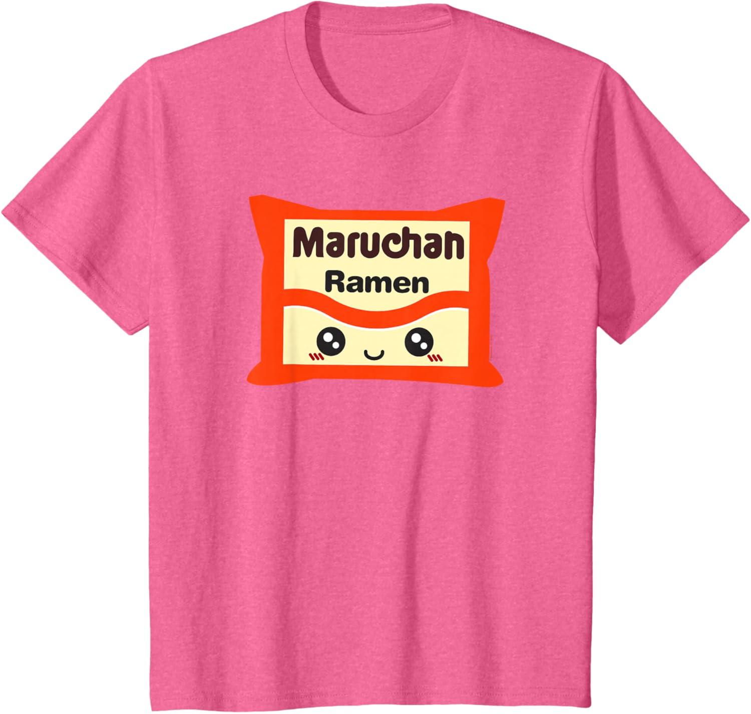image:imageMaruchan Instant Lunch Kawaii Cute Package Logo TShirtPink Heather