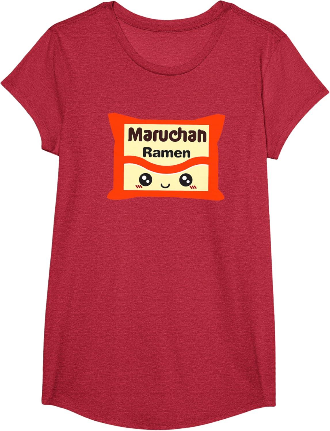 image:imageMaruchan Instant Lunch Kawaii Cute Package Logo TShirtRed Heather