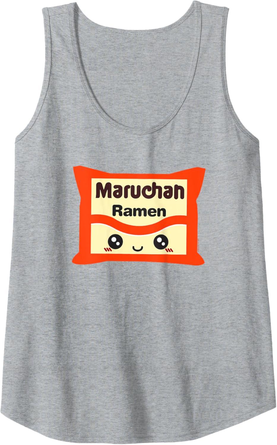 image:imageMaruchan Instant Lunch Kawaii Cute Package Logo Tank TopHeather Grey