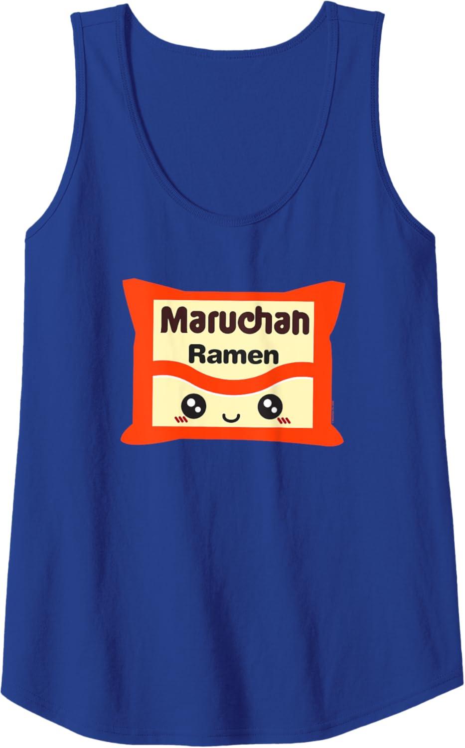 image:imageMaruchan Instant Lunch Kawaii Cute Package Logo Tank TopRoyal Blue