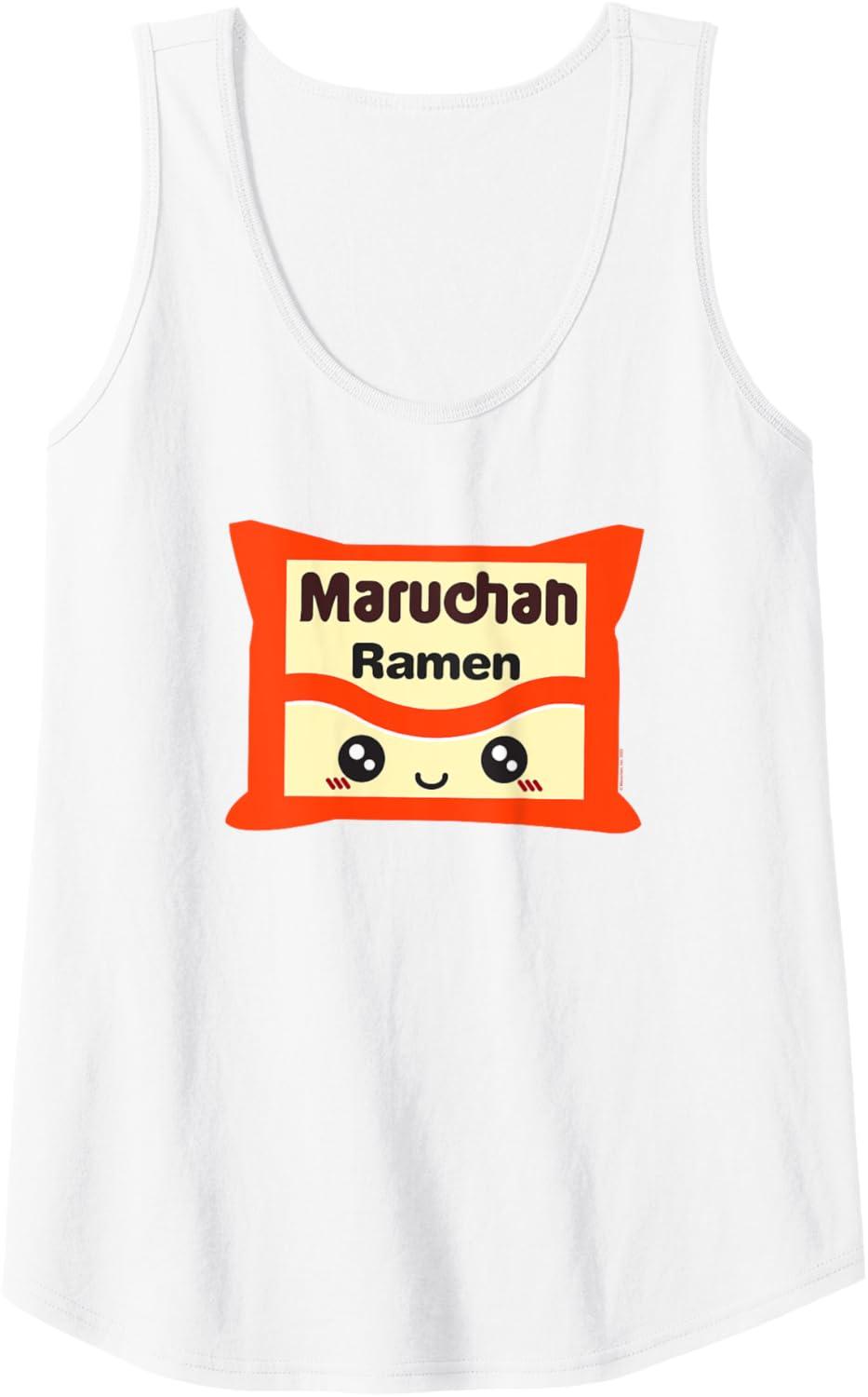 image:imageMaruchan Instant Lunch Kawaii Cute Package Logo Tank TopWhite