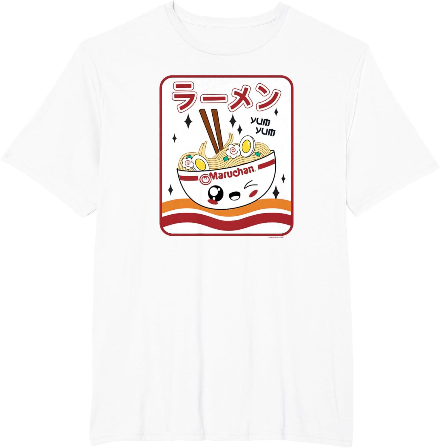 image:imageMaruchan Instant Lunch Kawaii Katakana Ramen Bowl Portrait TShirtWhite