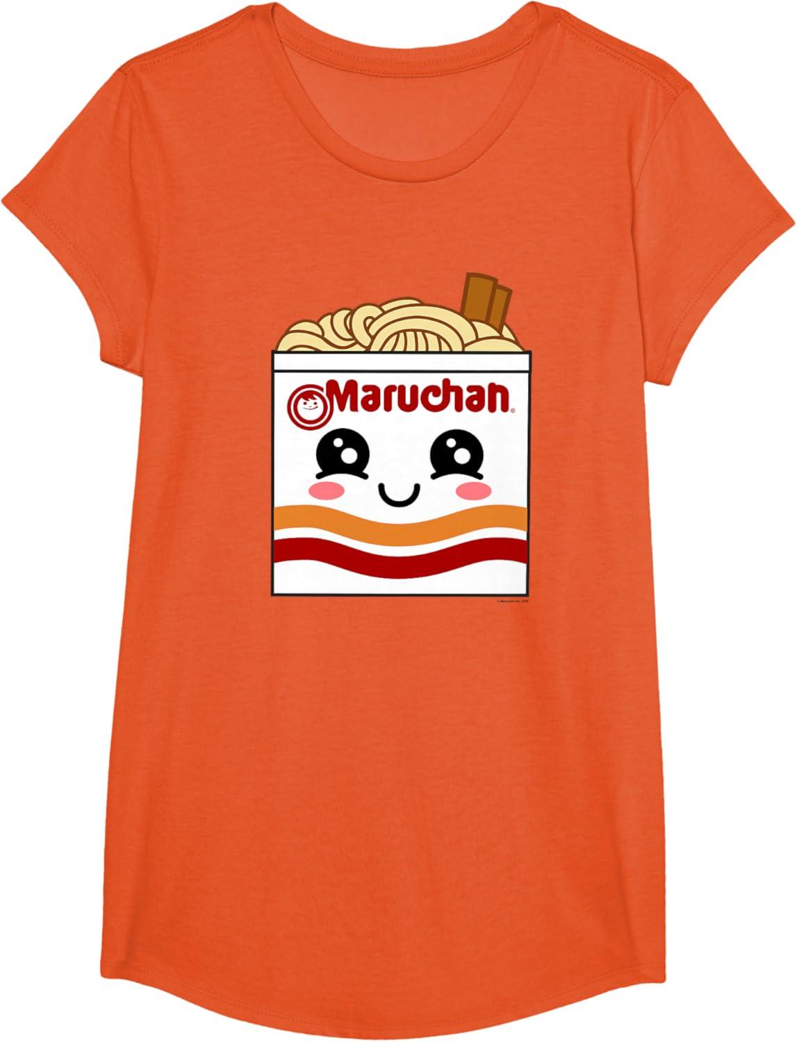 image:imageMaruchan Instant Lunch Kawaii Ramen Cup Logo TShirtOrange