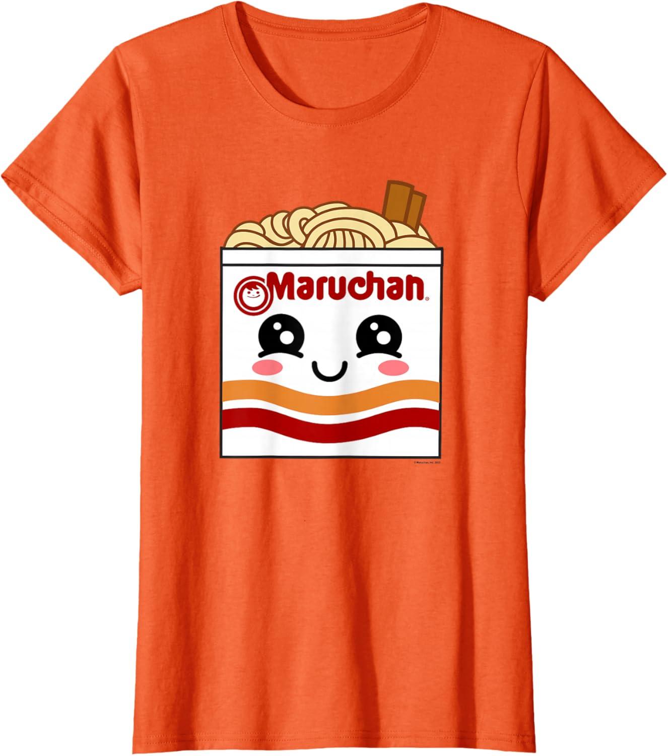 image:imageMaruchan Instant Lunch Kawaii Ramen Cup Logo TShirtOrange