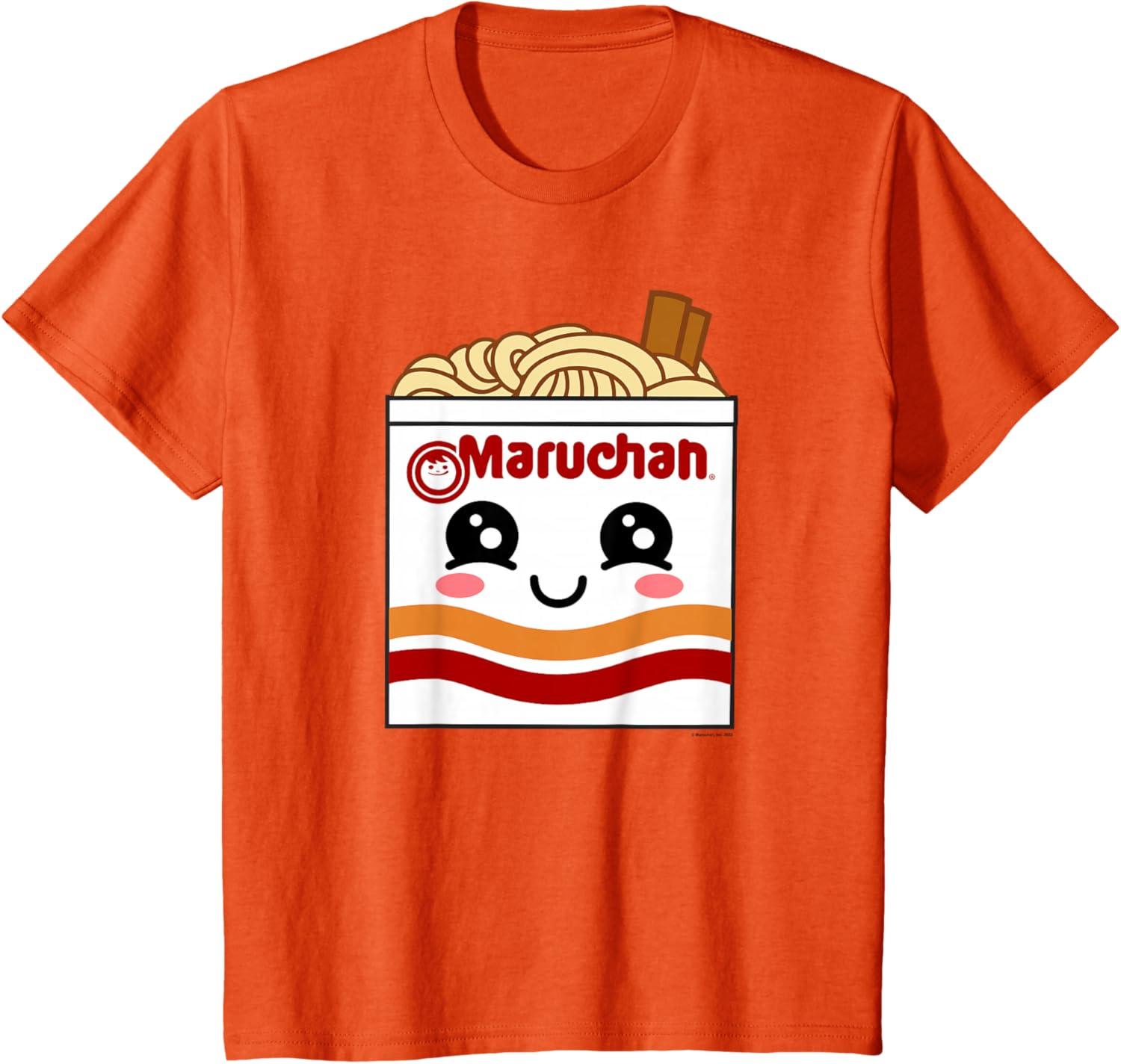image:imageMaruchan Instant Lunch Kawaii Ramen Cup Logo TShirtOrange
