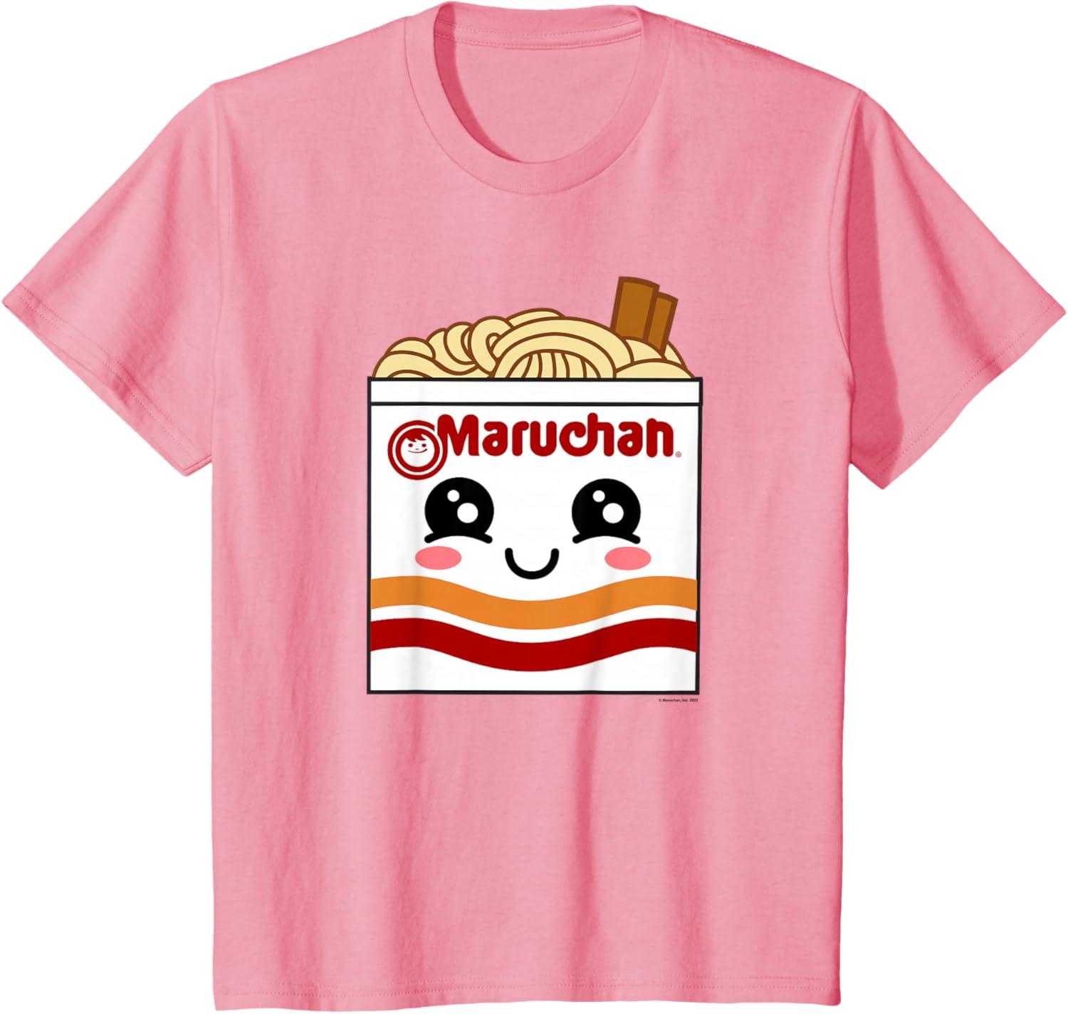 image:imageMaruchan Instant Lunch Kawaii Ramen Cup Logo TShirtPink