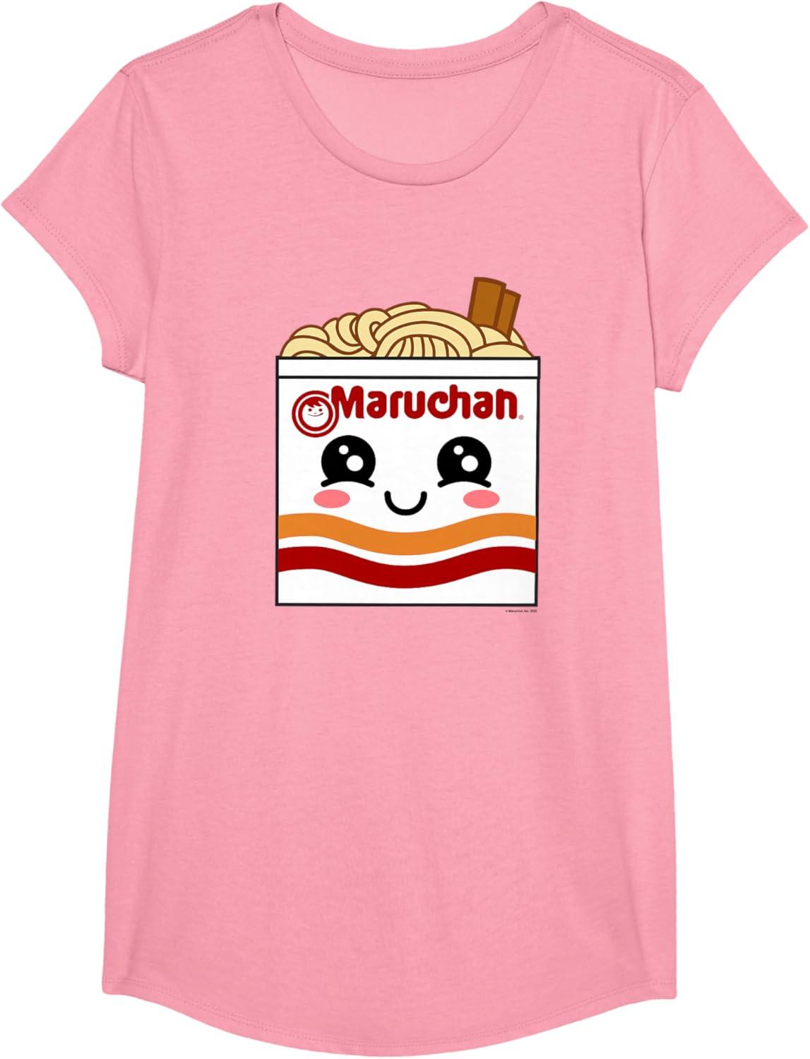 image:imageMaruchan Instant Lunch Kawaii Ramen Cup Logo TShirtPink