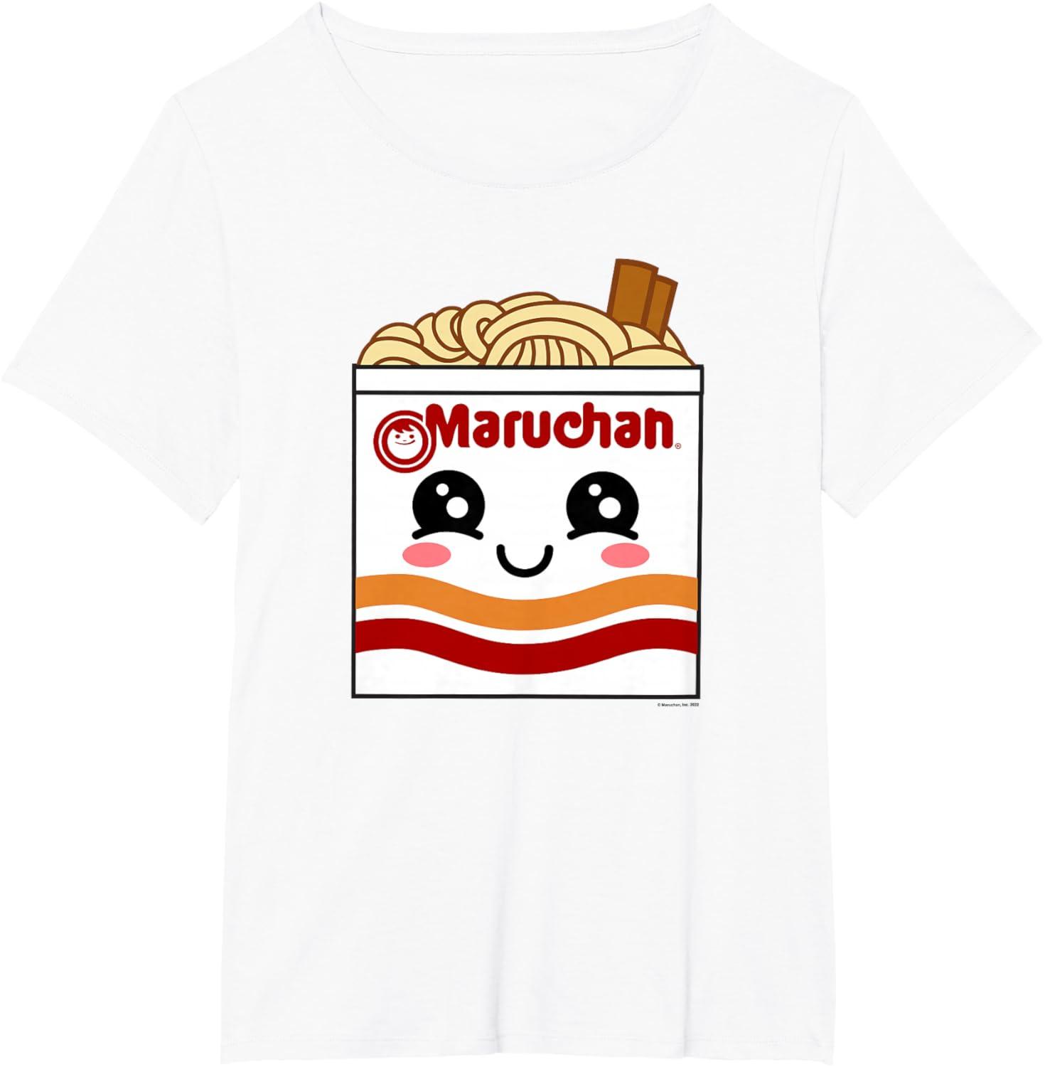 image:imageMaruchan Instant Lunch Kawaii Ramen Cup Logo TShirtWhite