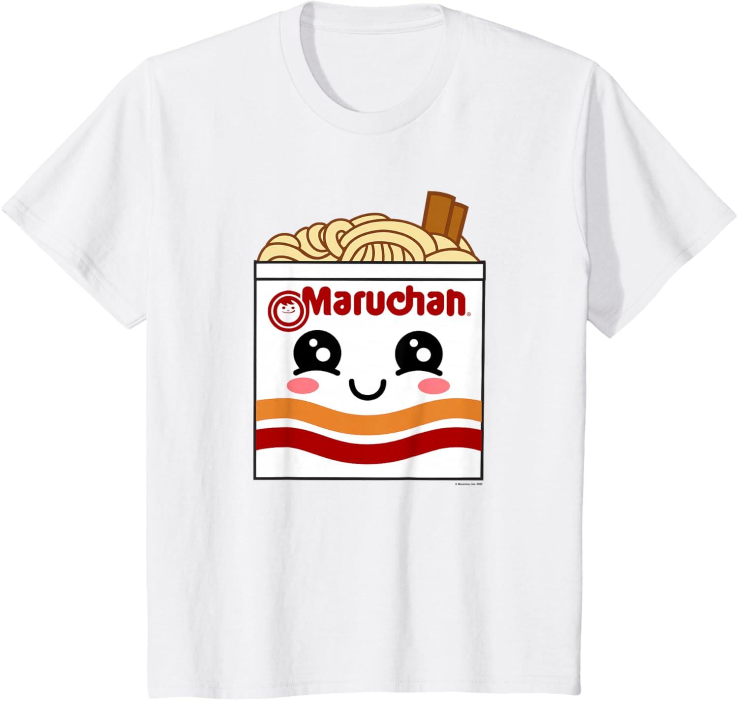image:imageMaruchan Instant Lunch Kawaii Ramen Cup Logo TShirtWhite