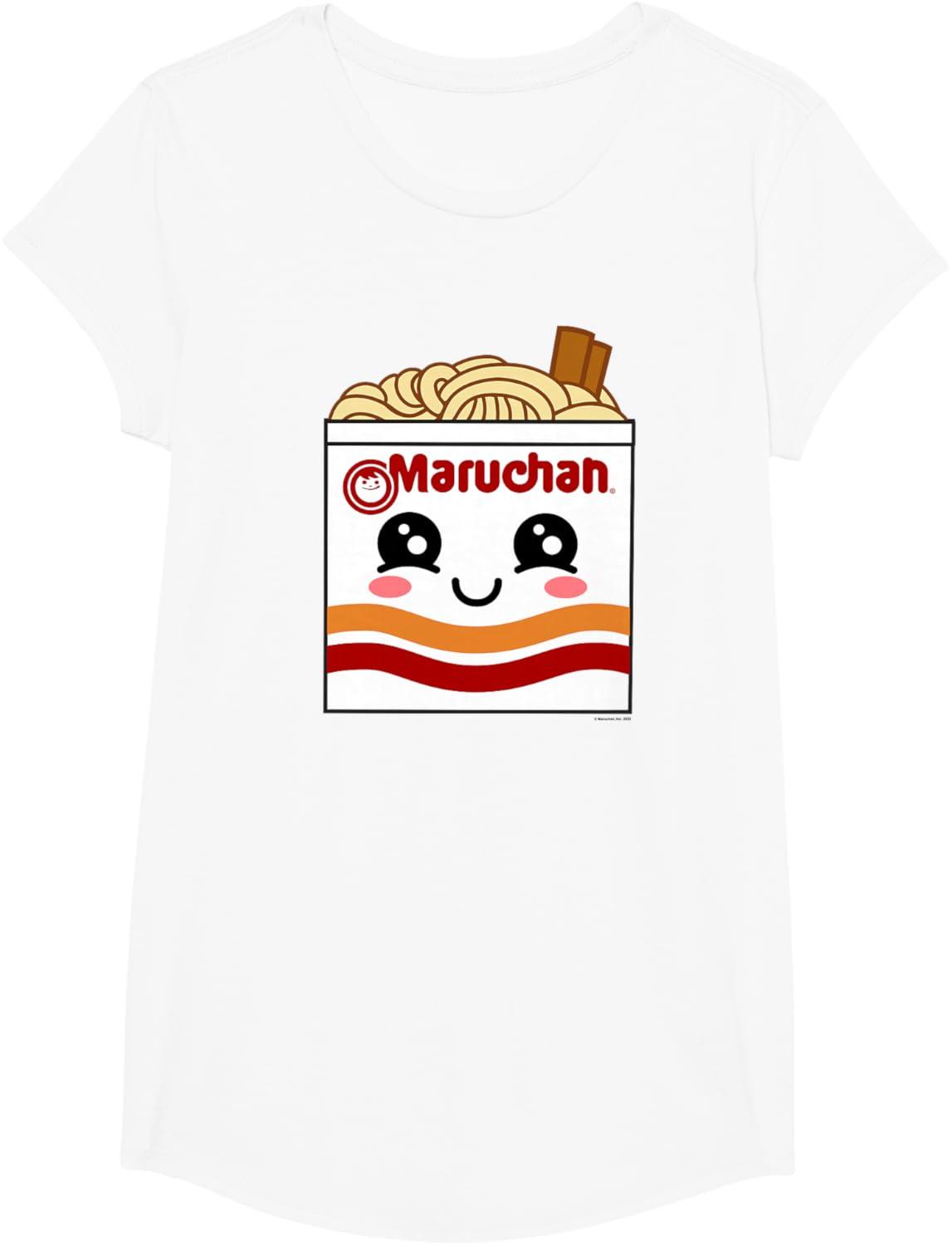 image:imageMaruchan Instant Lunch Kawaii Ramen Cup Logo TShirtWhite
