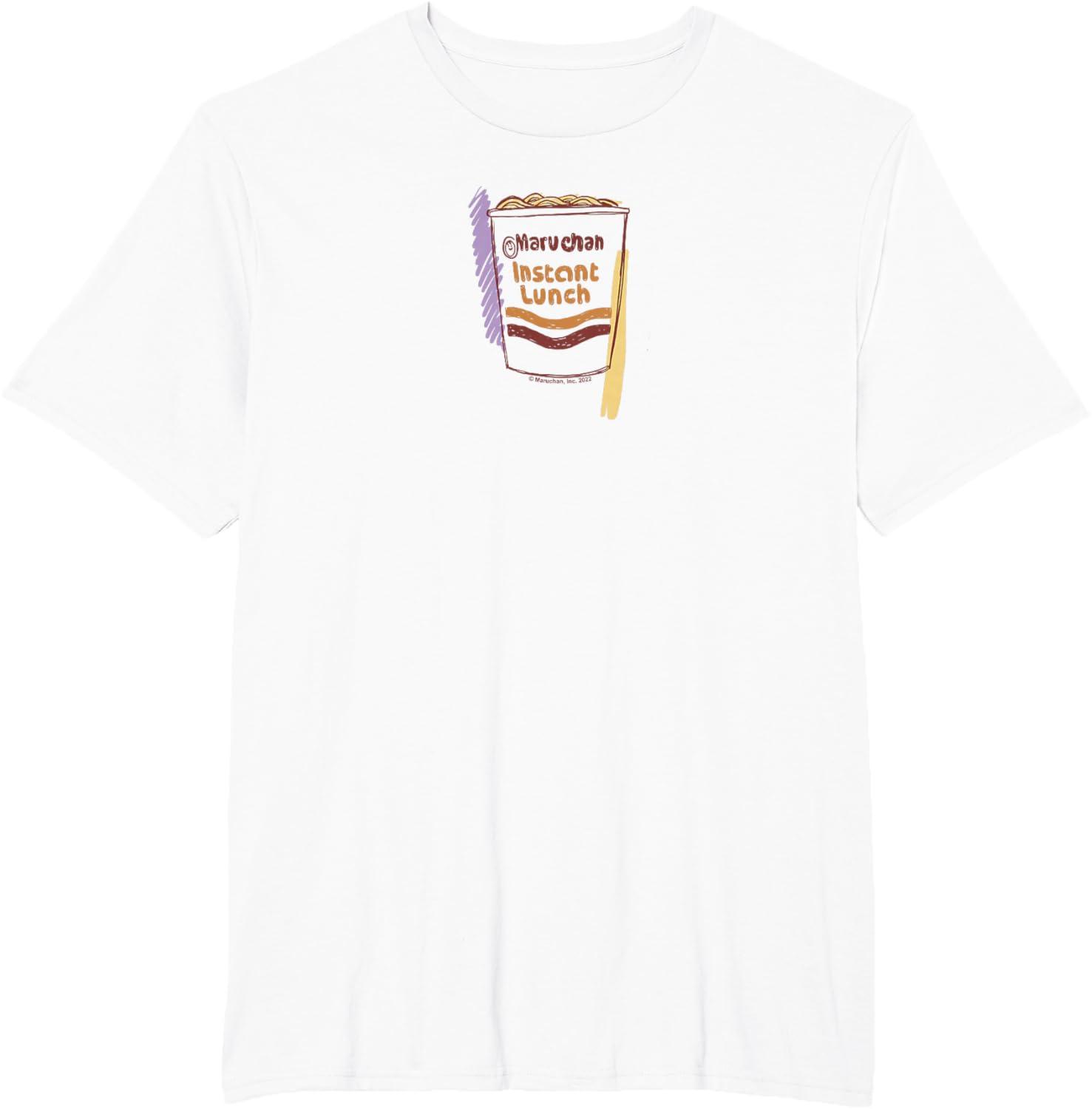 image:imageMaruchan Instant Lunch Logo Sketch TShirtWhite