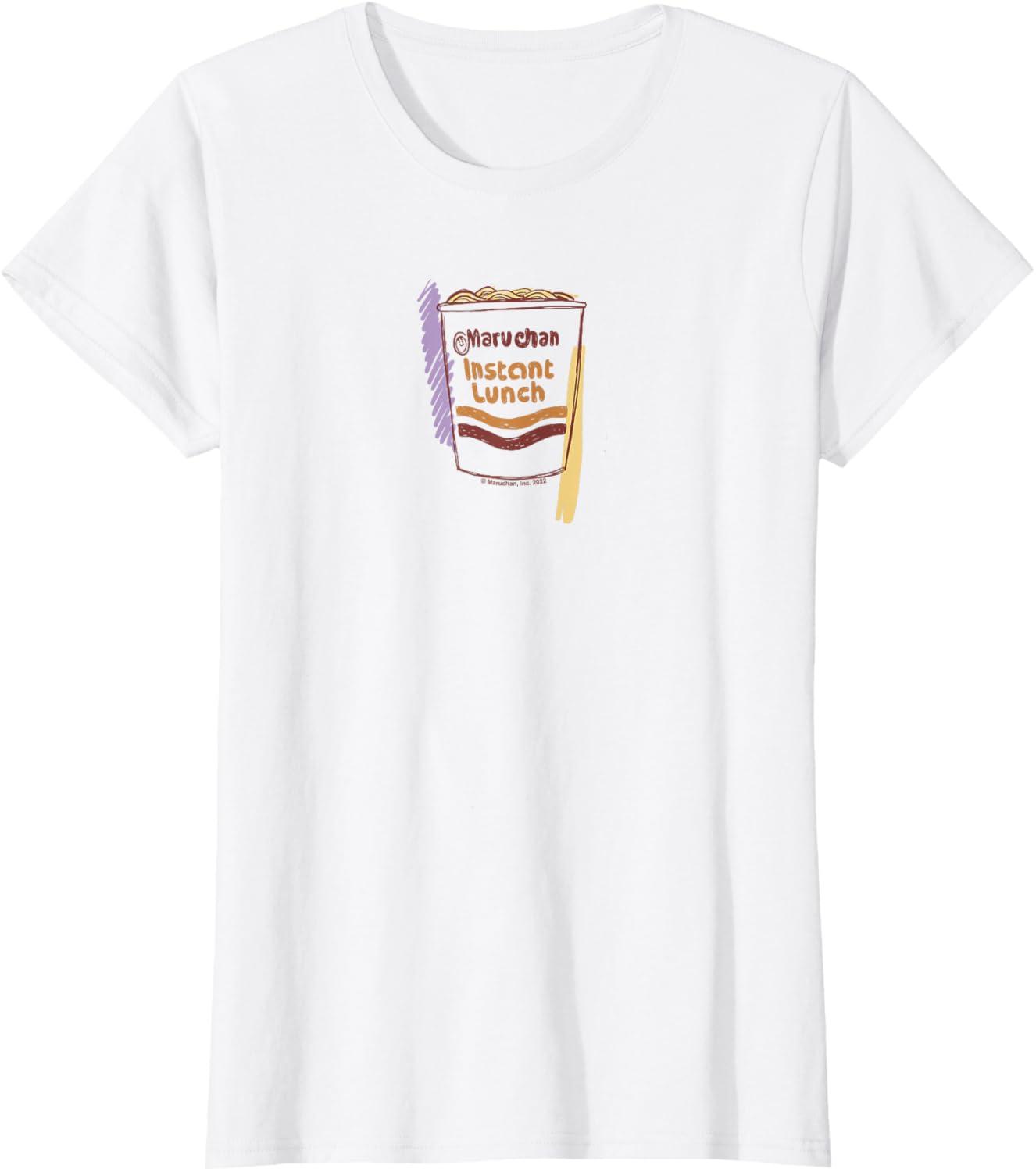 image:imageMaruchan Instant Lunch Logo Sketch TShirtWhite
