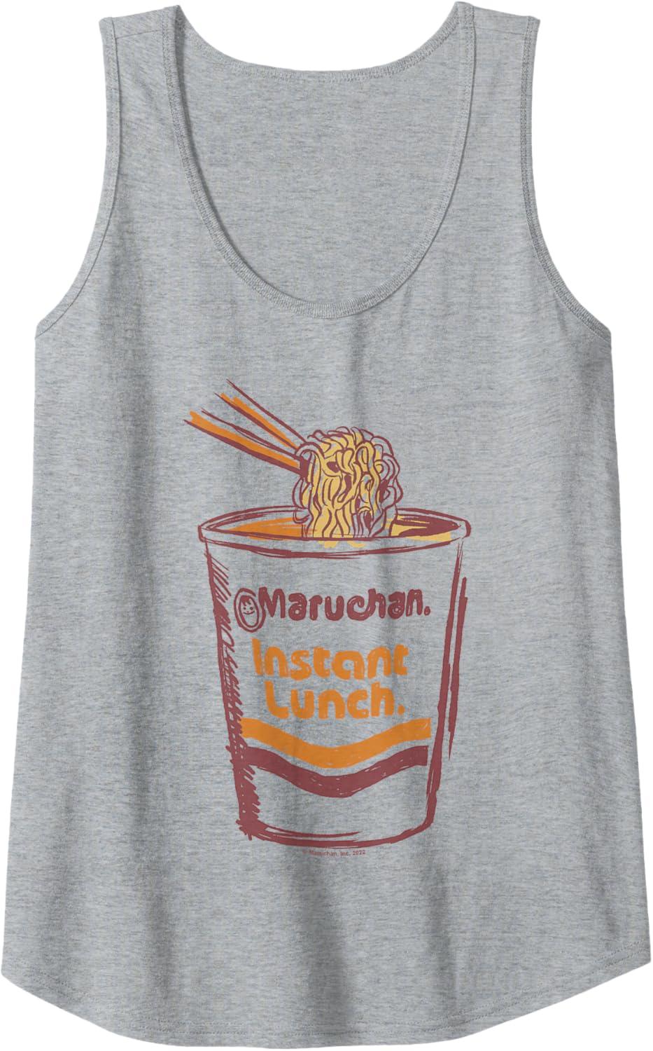 image:imageMaruchan Instant Lunch Ramen Cup Art Logo Tank TopHeather Grey