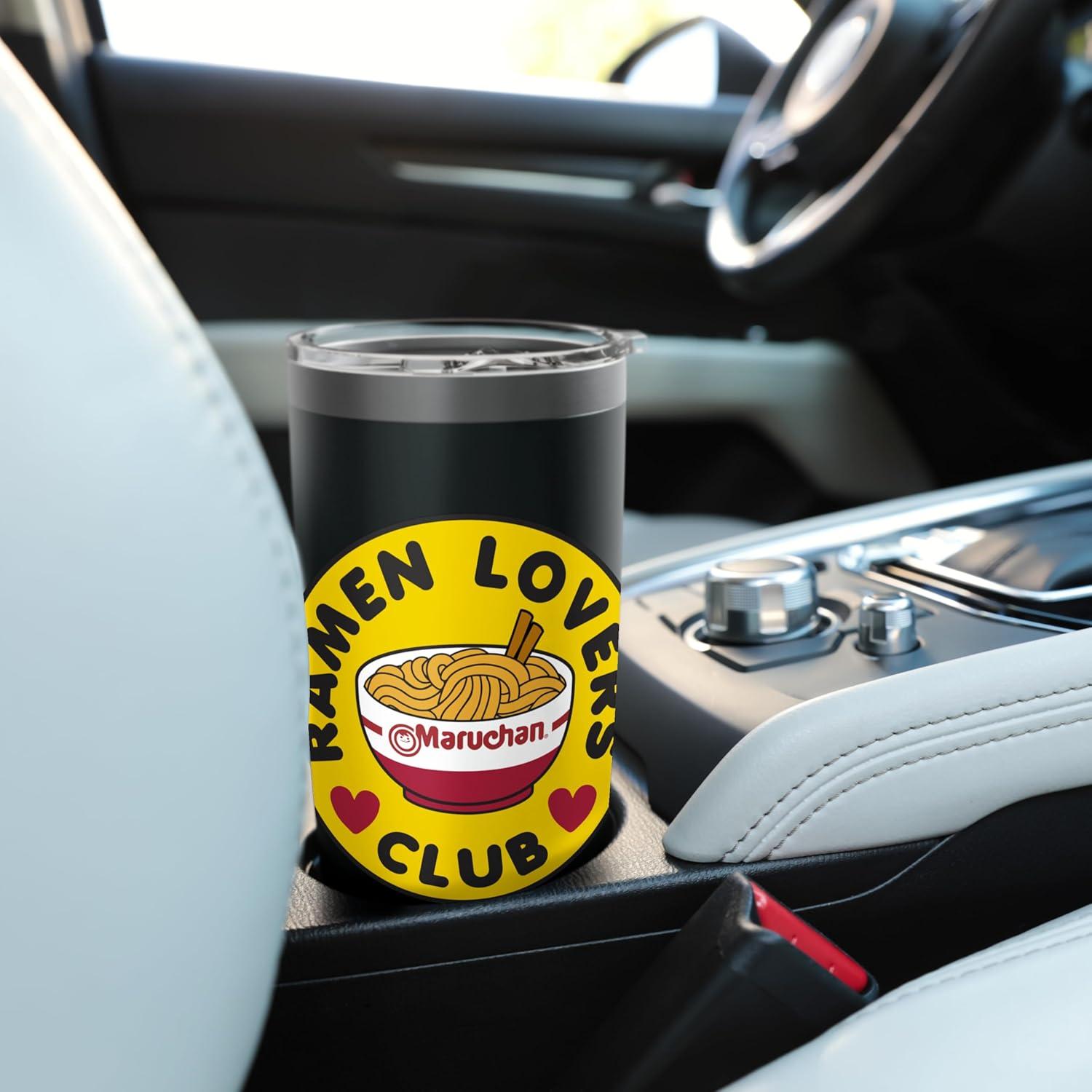 image:imageMaruchan Instant Lunch Ramen Lovers Club Bowl Logo Stainless Steel Insulated TumblerBlack