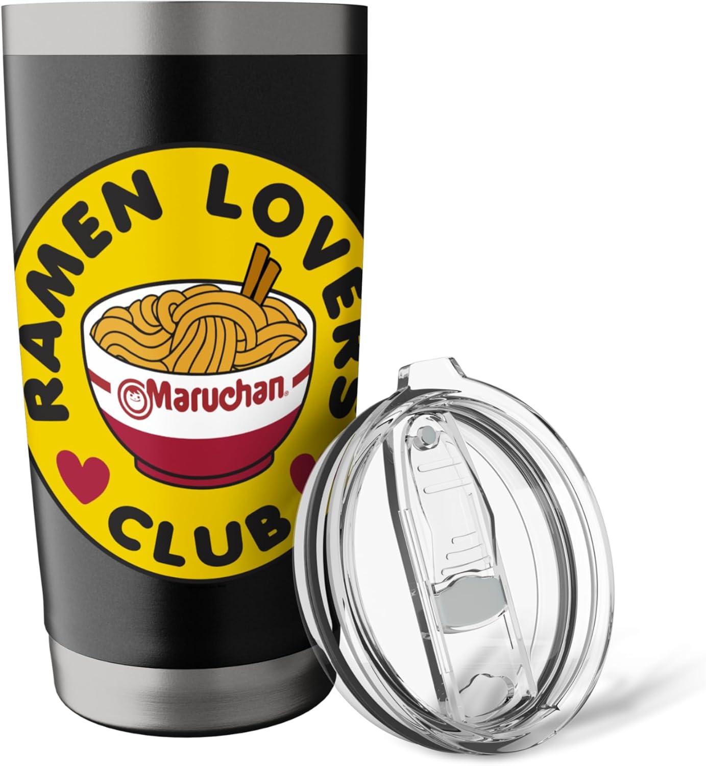 image:imageMaruchan Instant Lunch Ramen Lovers Club Bowl Logo Stainless Steel Insulated TumblerBlack