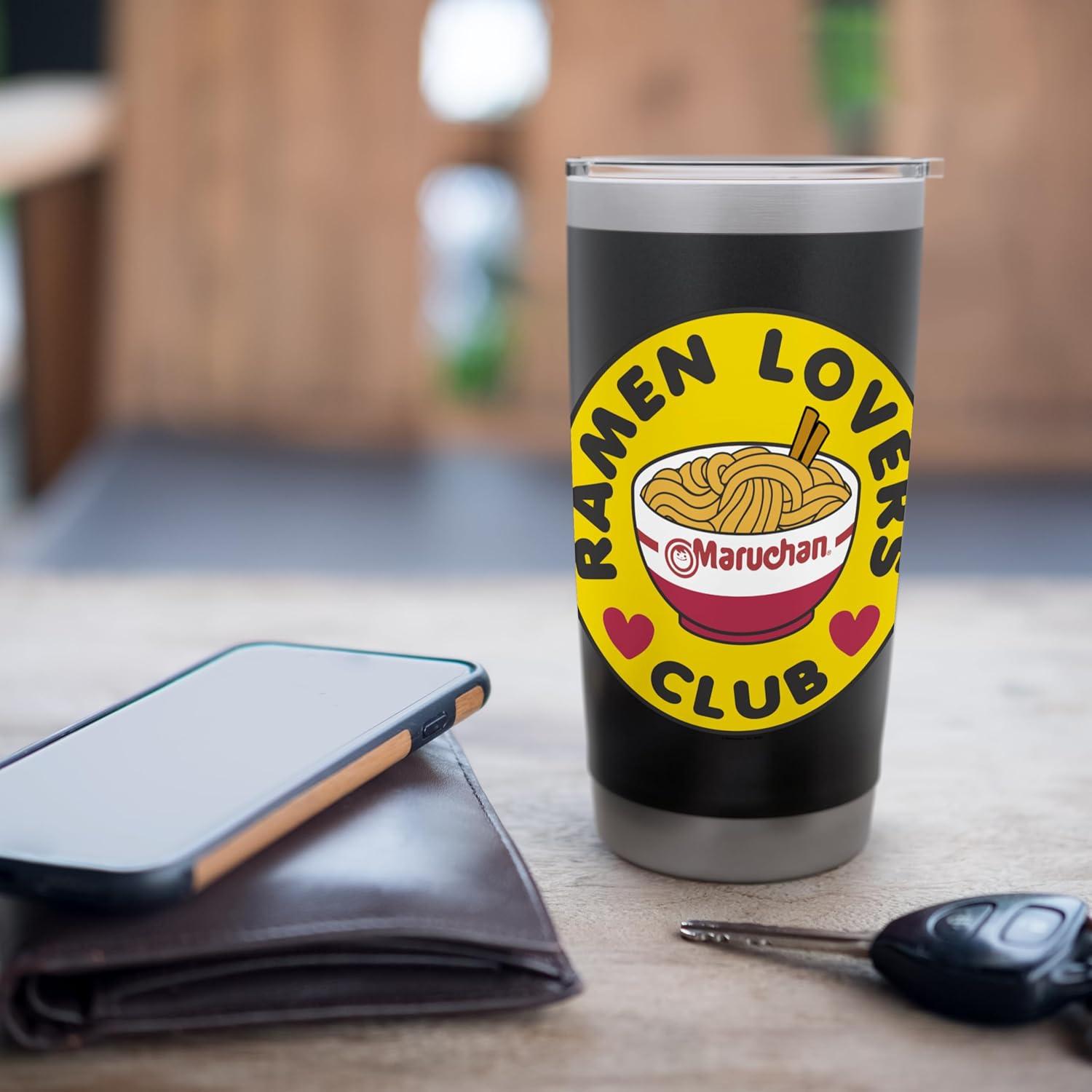 image:imageMaruchan Instant Lunch Ramen Lovers Club Bowl Logo Stainless Steel Insulated TumblerBlack