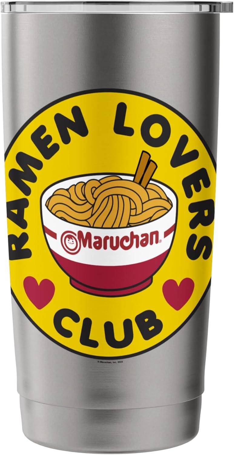 image:imageMaruchan Instant Lunch Ramen Lovers Club Bowl Logo Stainless Steel Insulated TumblerBrushed Steel