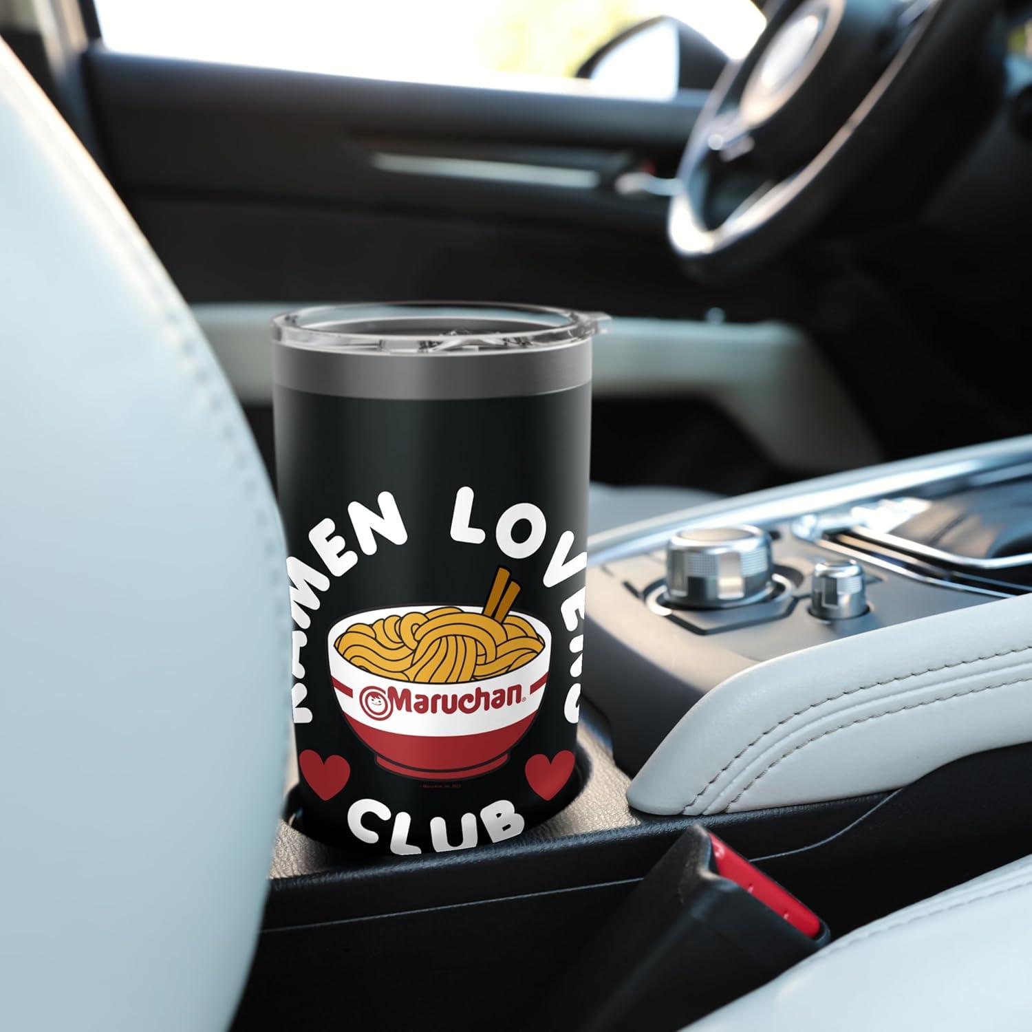 image:imageMaruchan Instant Lunch Ramen Lovers Club Cute Logo Stainless Steel Insulated TumblerBlack